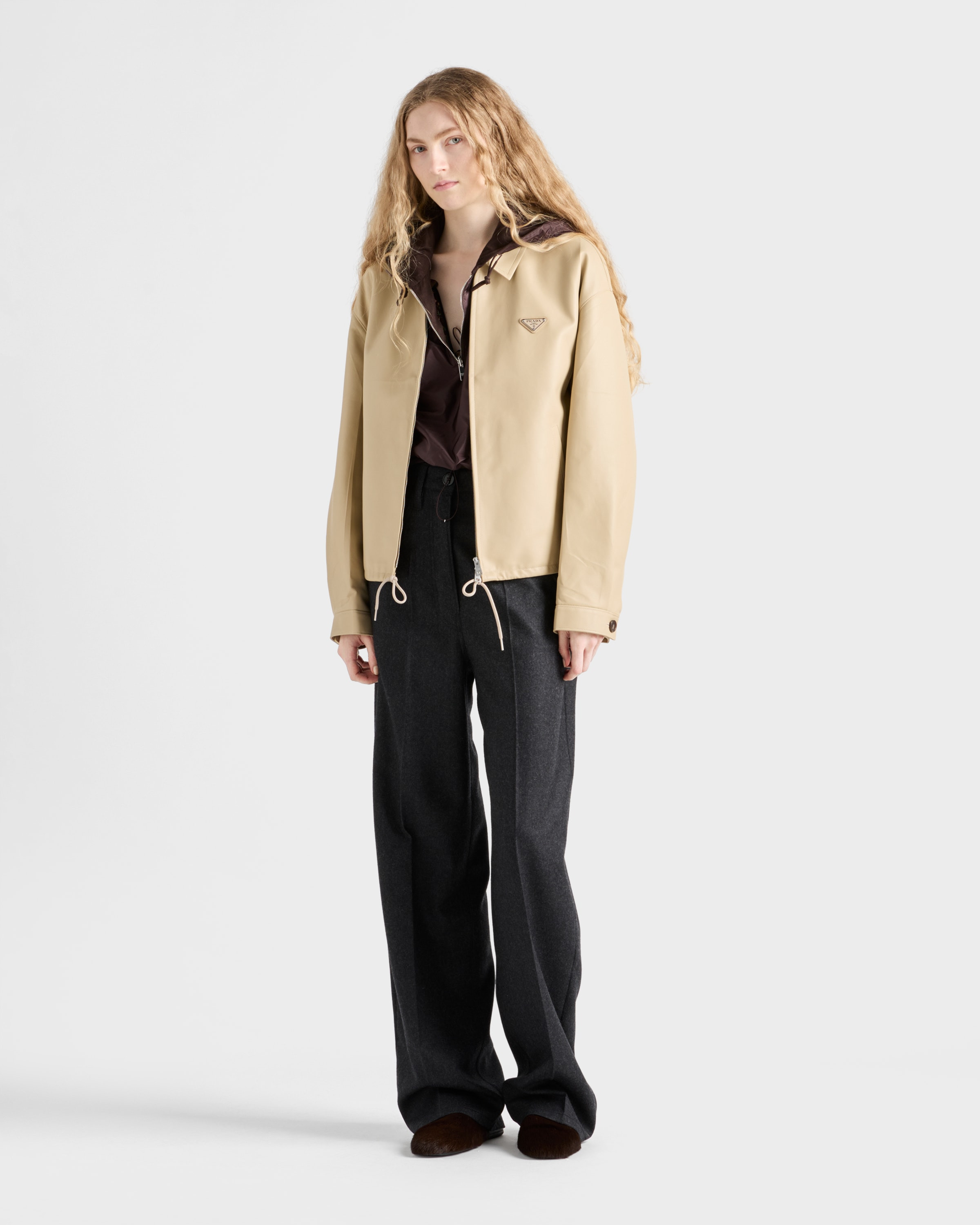 Nappa leather blouson jacket - 2