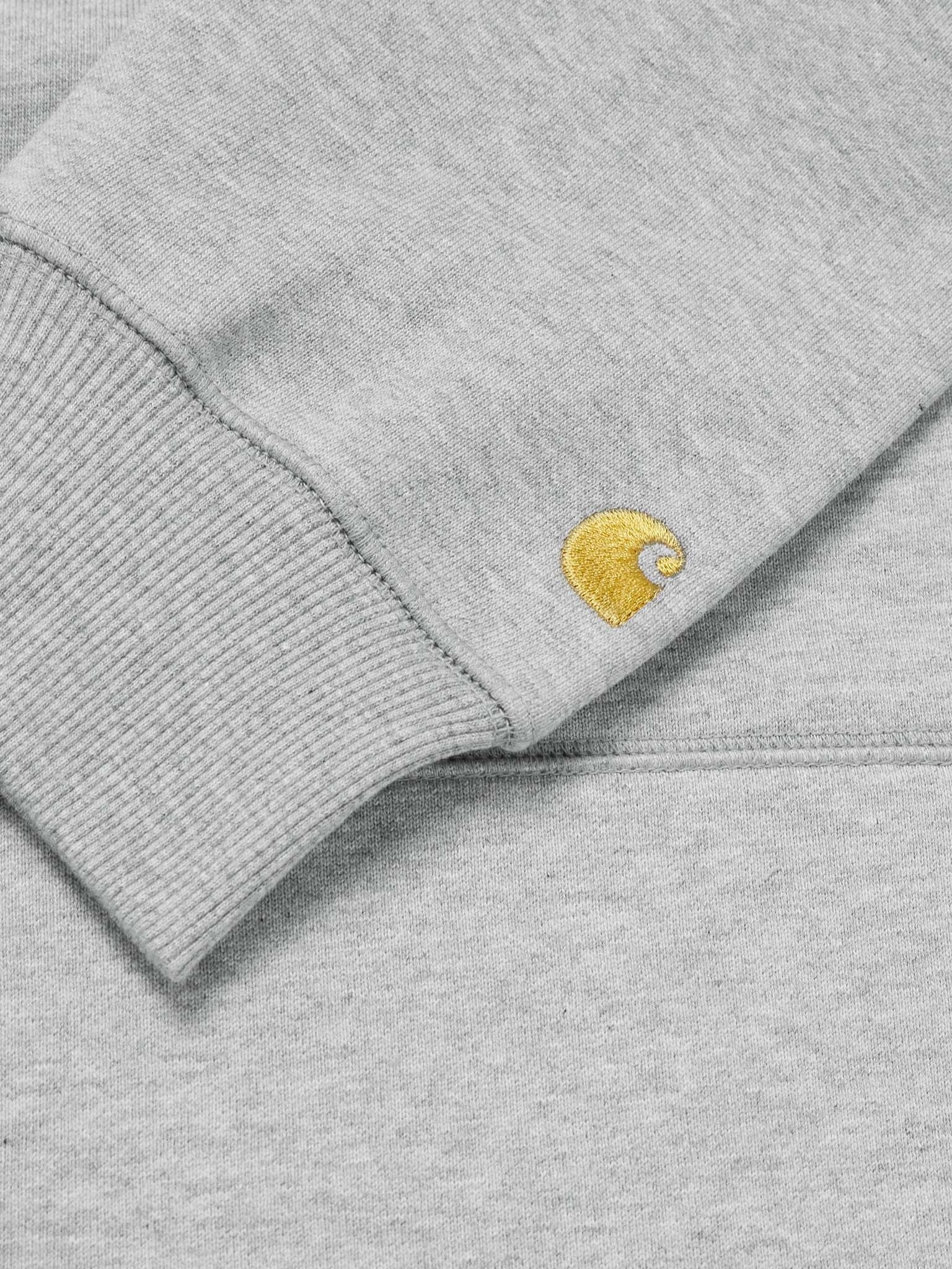 Chase Logo-Embroidered Cotton-Jersey Hoodie - 4