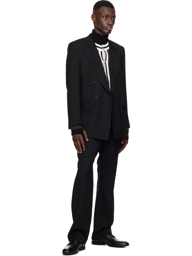 SUNFLOWER Black Straight Trousers outlook
