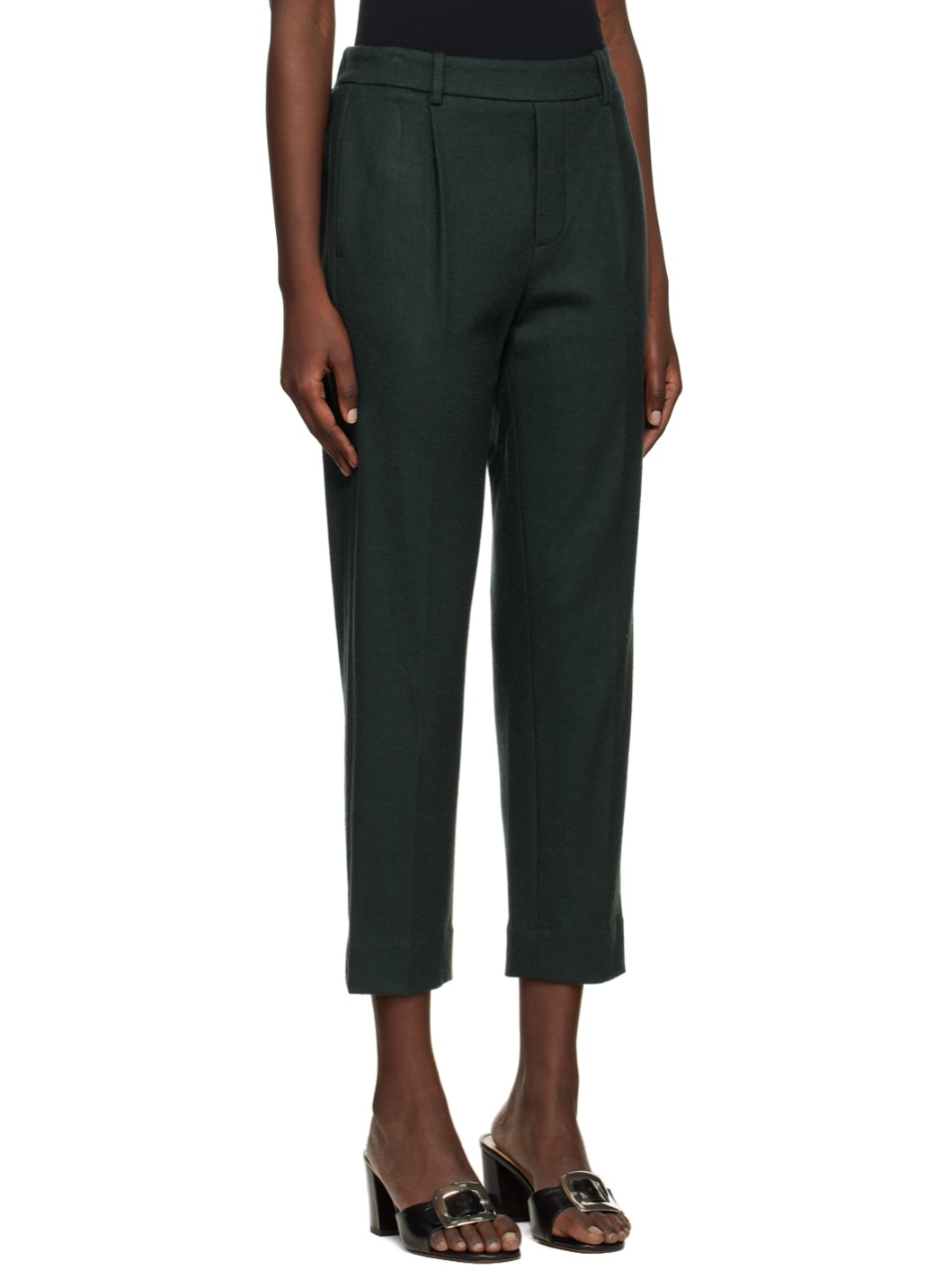 Green Cozy Trousers - 2