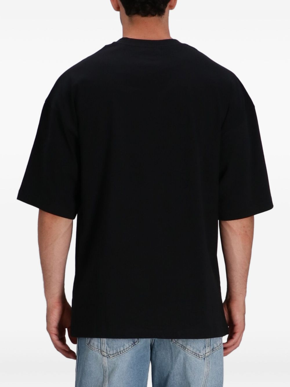 crystal-embellished cotton T-shirt - 4
