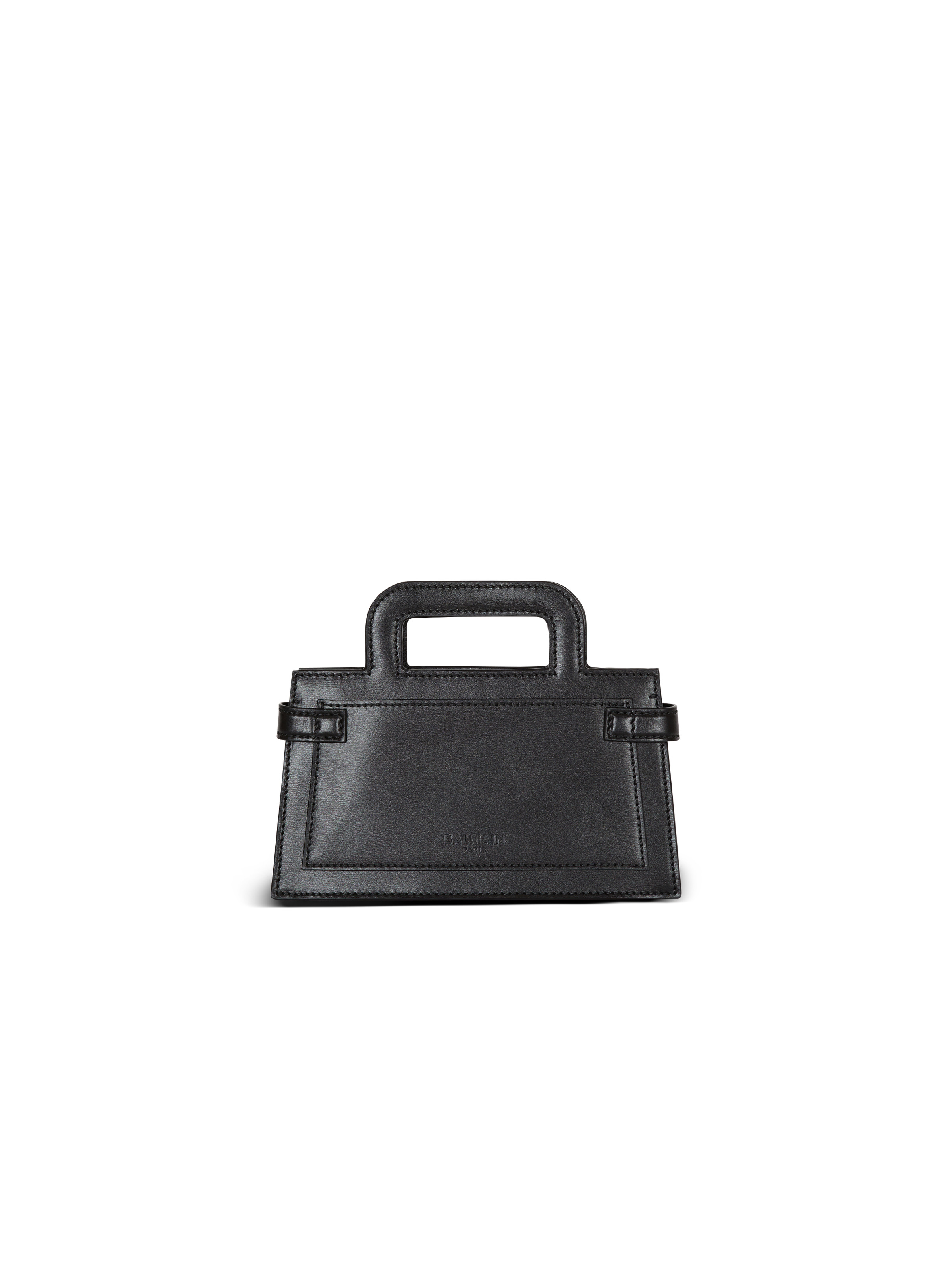 B-Buzz Small Top Handle monogrammed canvas and leather bag - 4