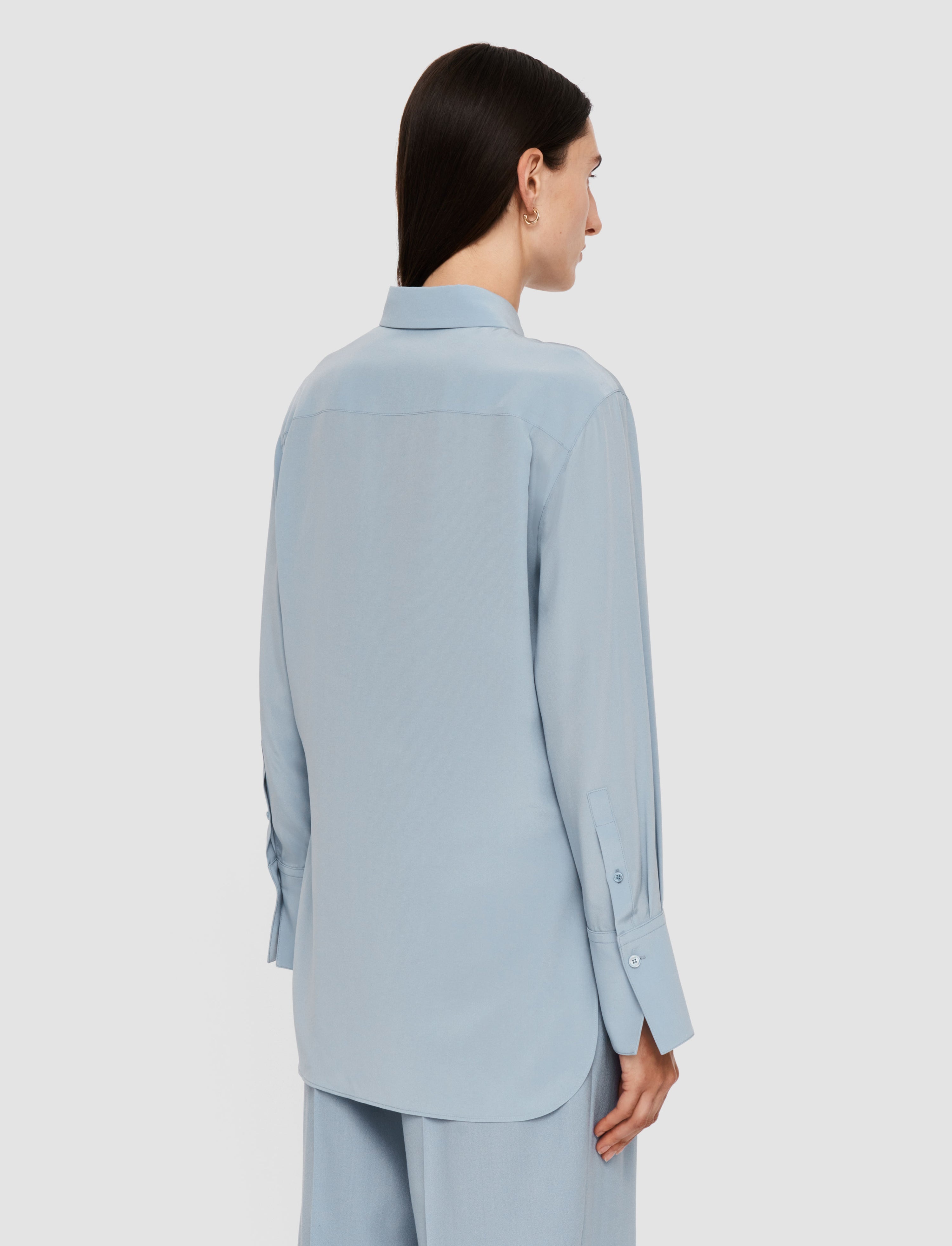 Joe Silk Crepe de Chine Blouse - 4