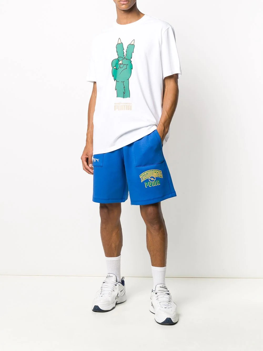 x The Hundreds logo track shorts - 2