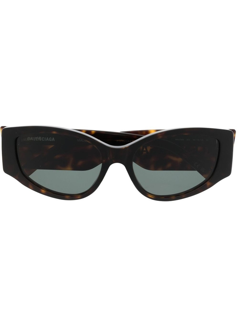 logo-print biker sunglasses 1