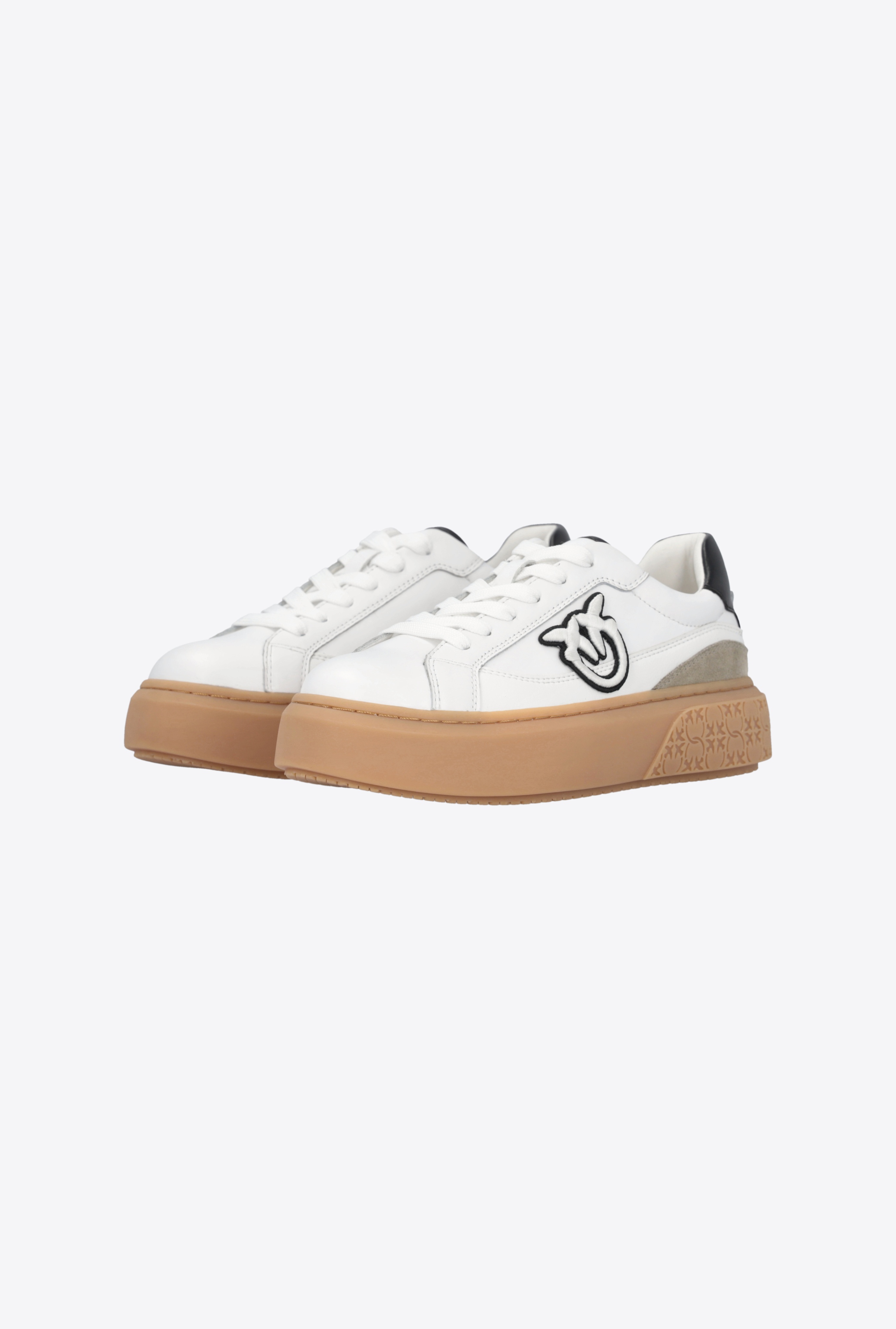 LEATHER PLATFORM SNEAKERS - 6