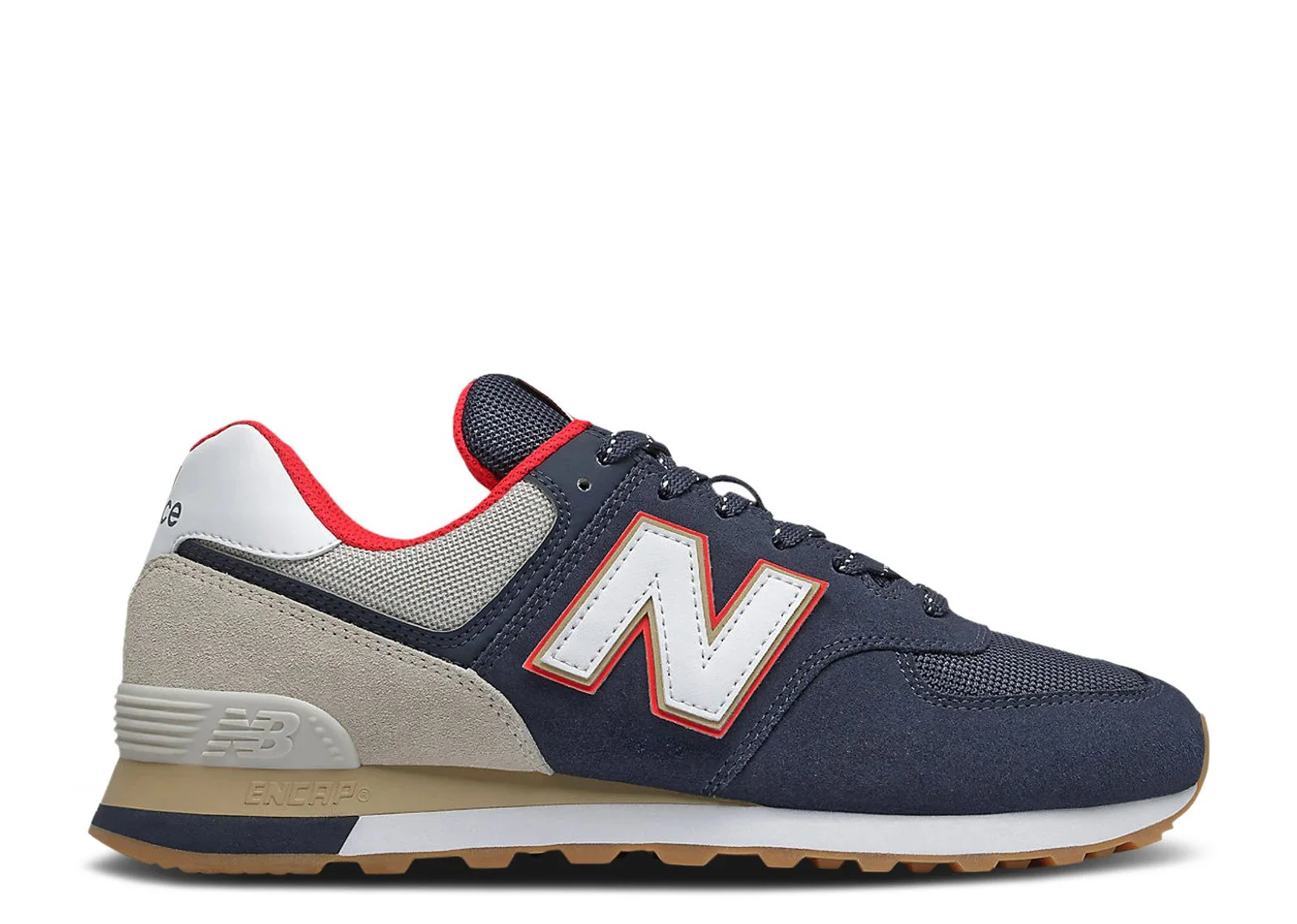 NEW BALANCE 574 'NAVY ENERGY RED' - 1