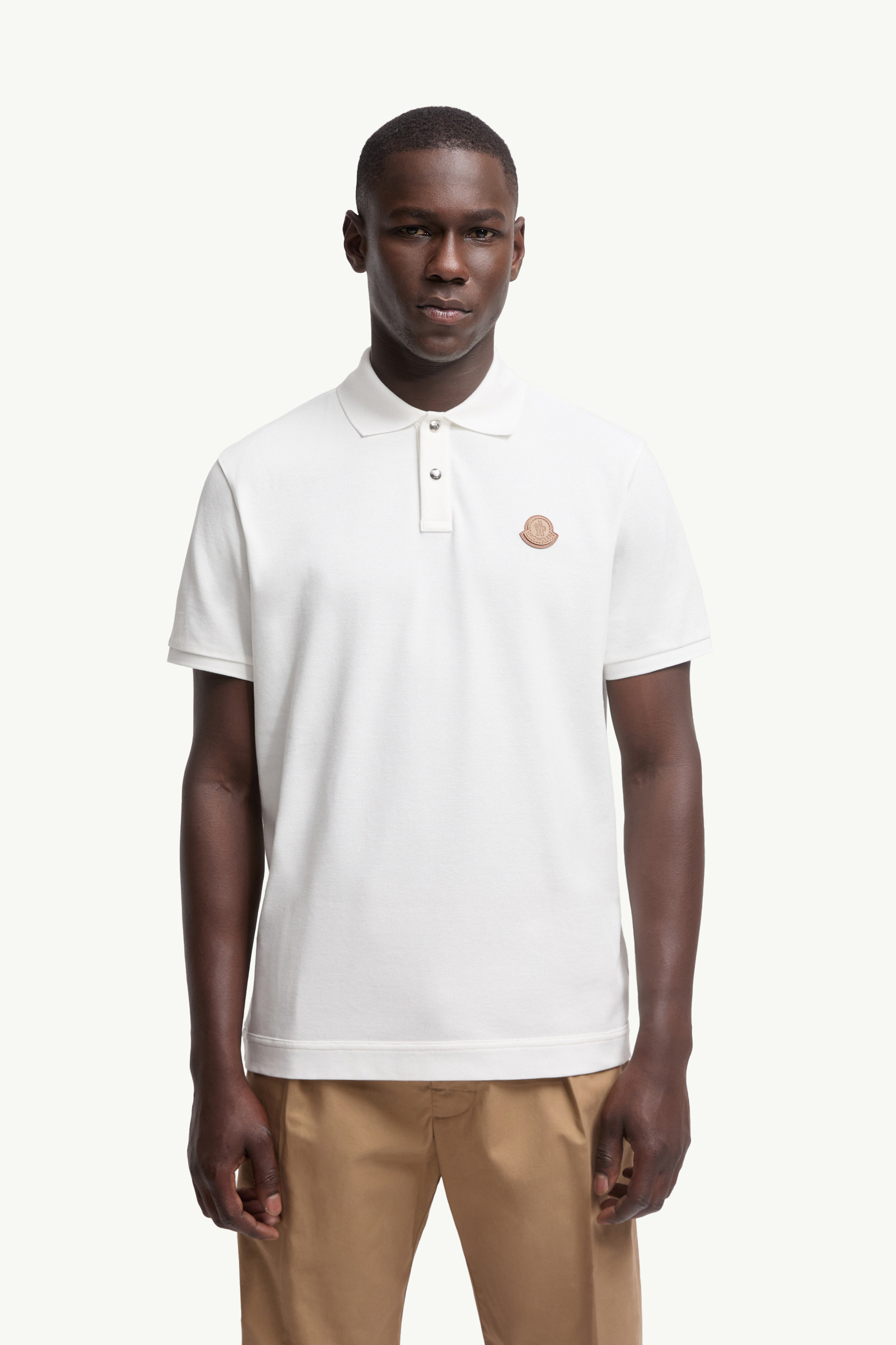Logo Patch Cotton Piquet Polo Shirt - 3