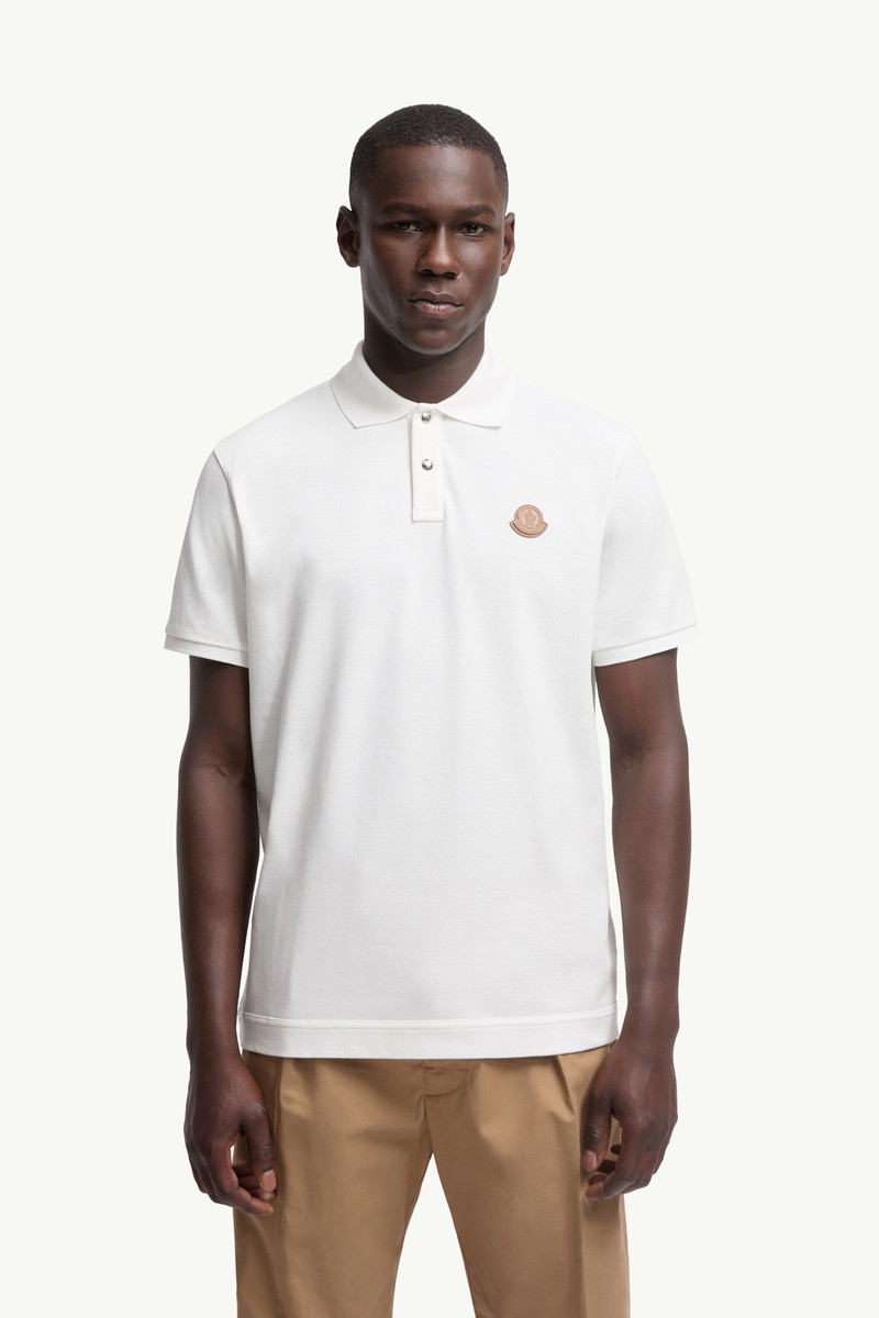 Logo Patch Cotton Piquet Polo Shirt 3