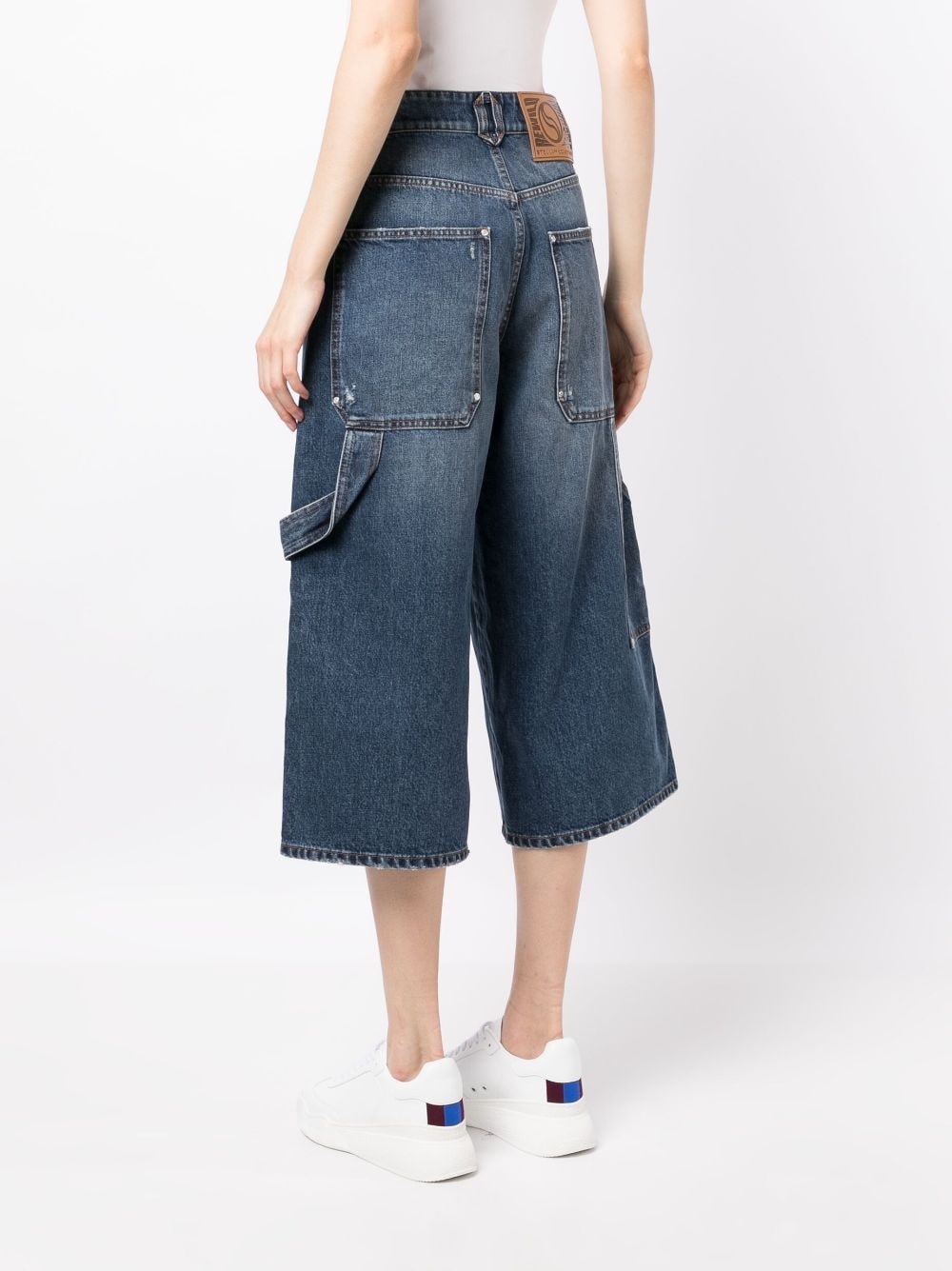 cropped wide-leg jeans - 4