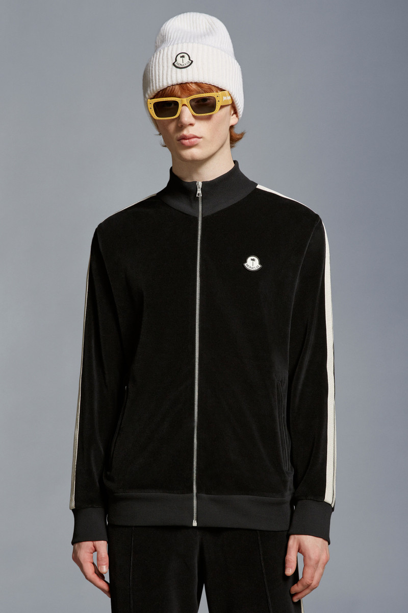 Moncler Chenille Zip-Up Sweatshirt outlook