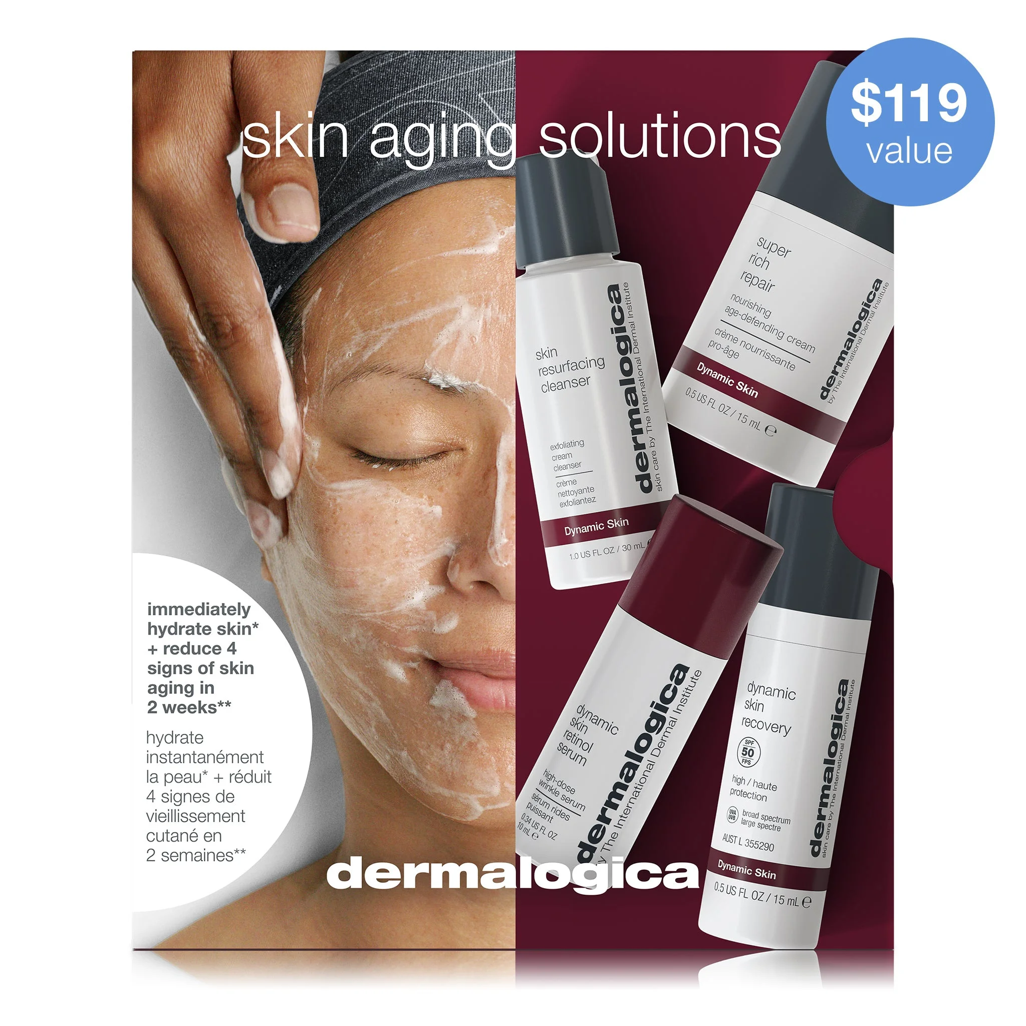 skin aging solutions kit - 1