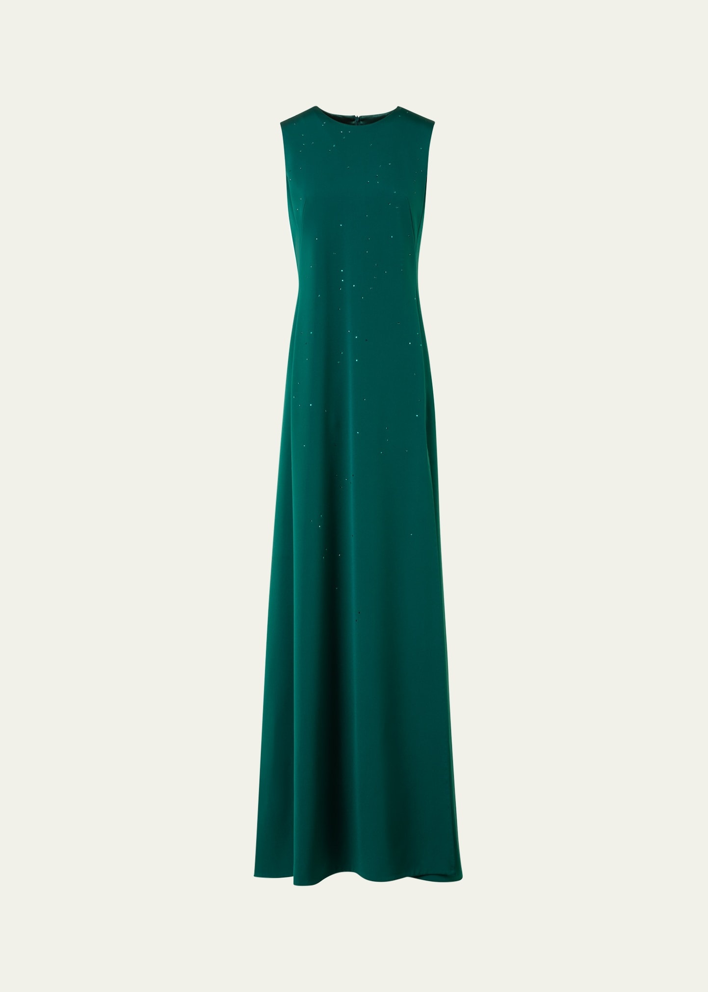 Swarovski Stars Silk Crepe Gown - 1