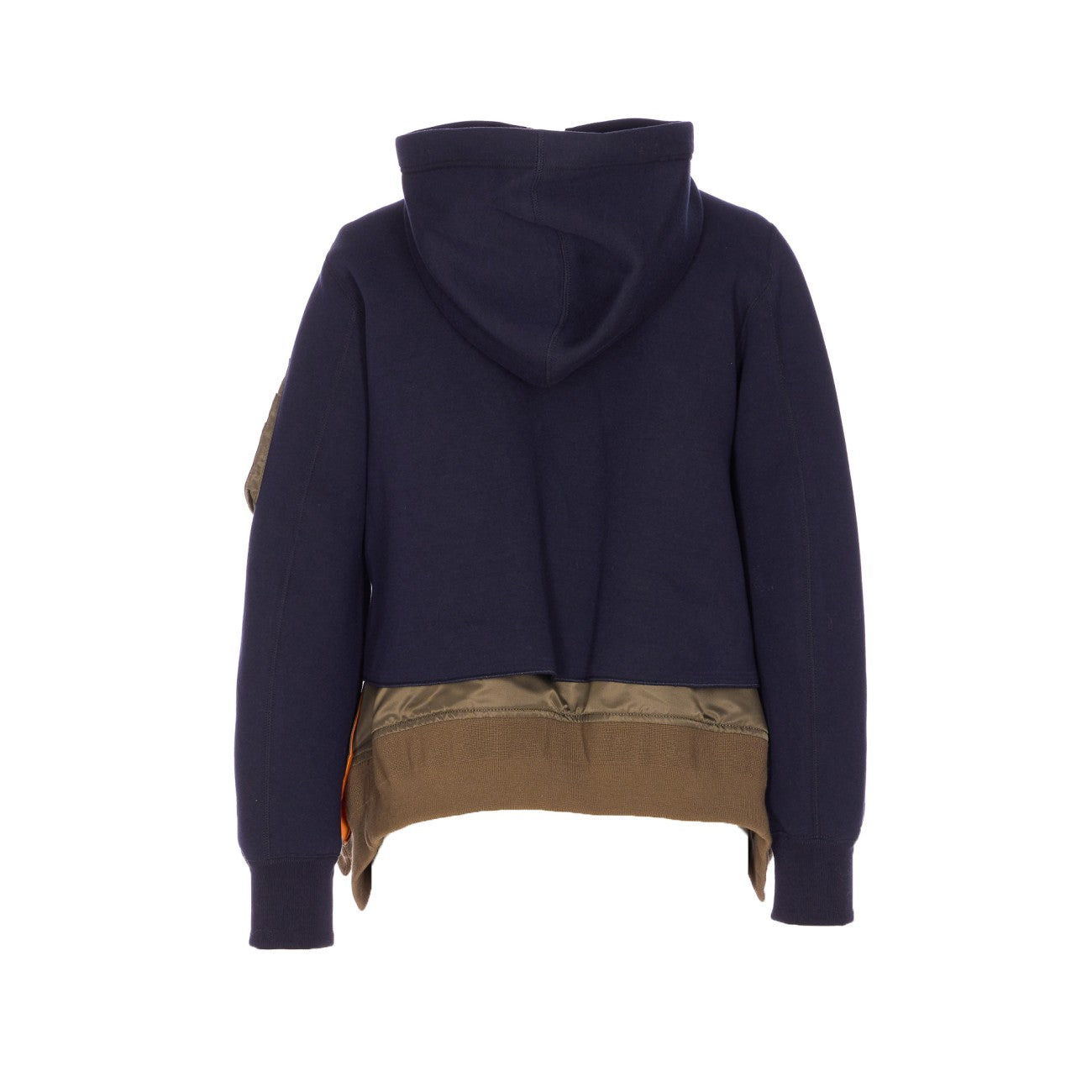 Sacai Women Sponge Nylon Twill Sweatshirt - 2