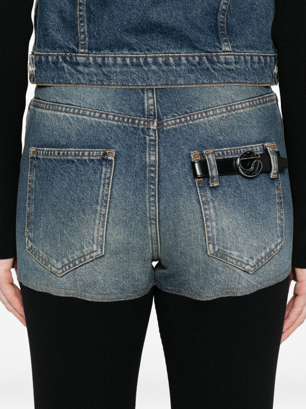 Hybrid ribbed denim jeans - 5