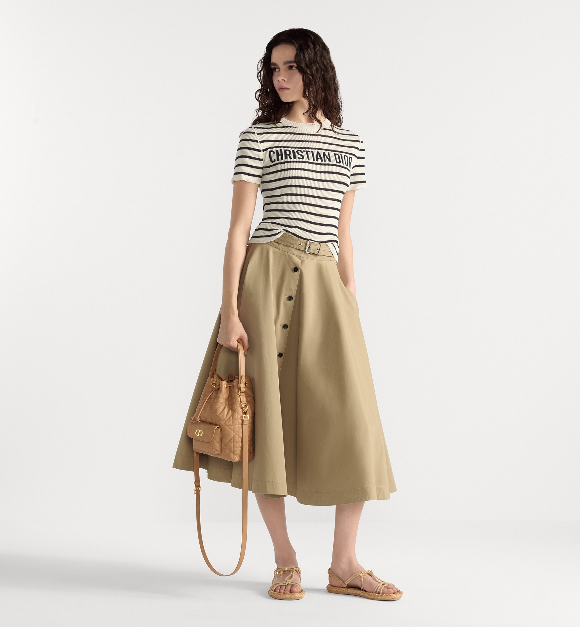 Small Dior Caro Bucket Bag - 8