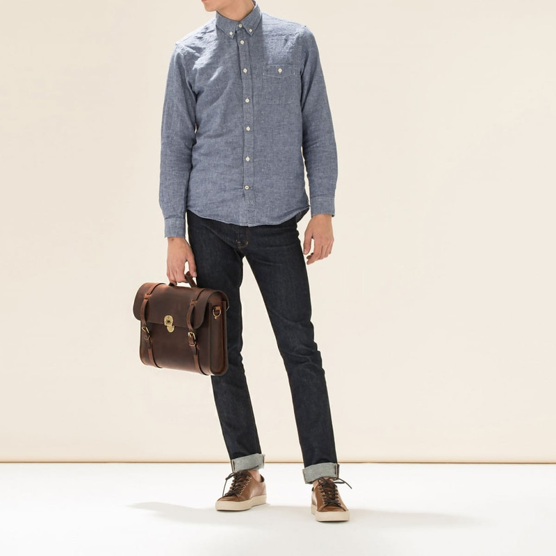 SCOTT, THE WRITER'S SATCHEL BAG  -  PAIN BRÛLÉ 6