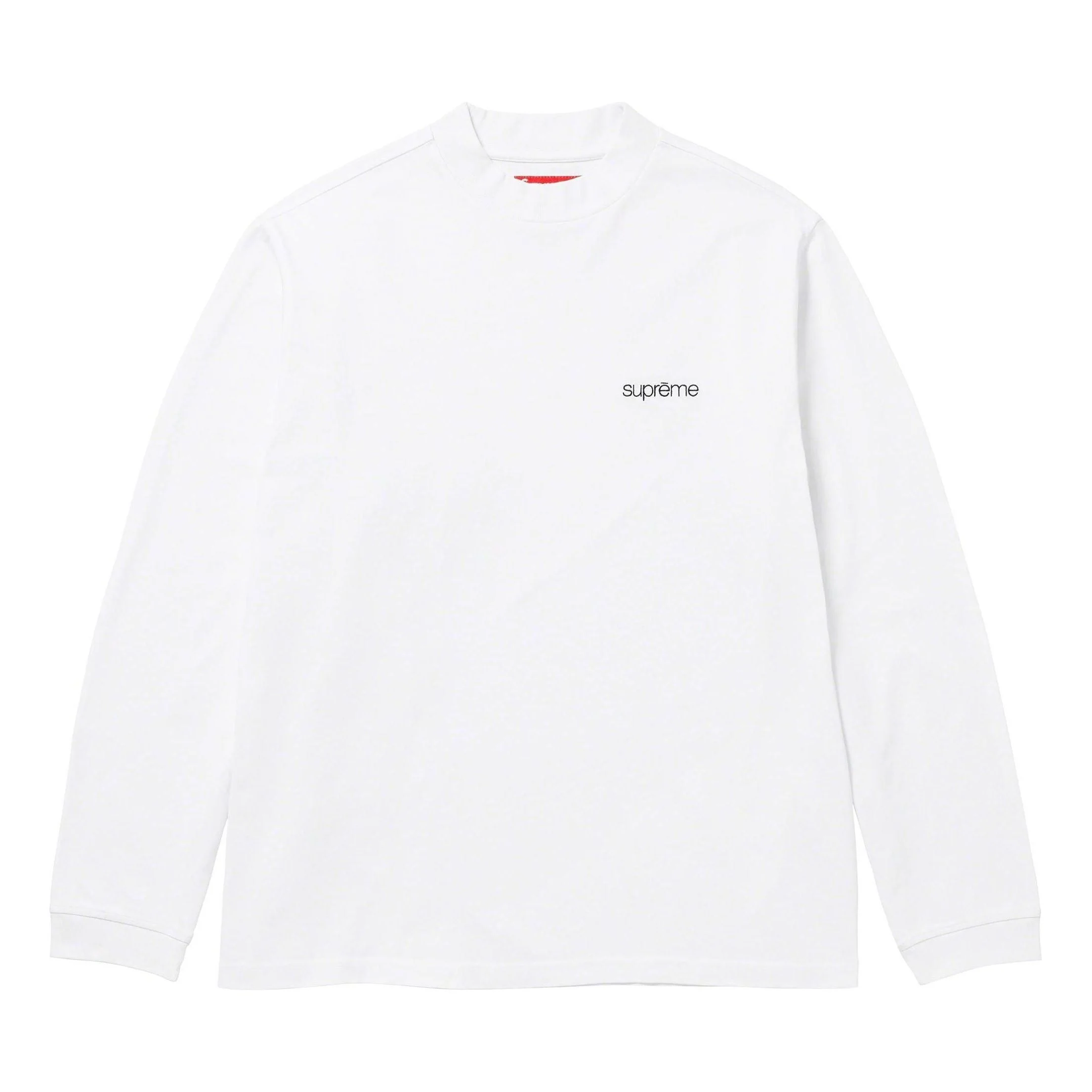 Supreme Mock Neck L/S Top 'White' SUP-FW23-259 - 1