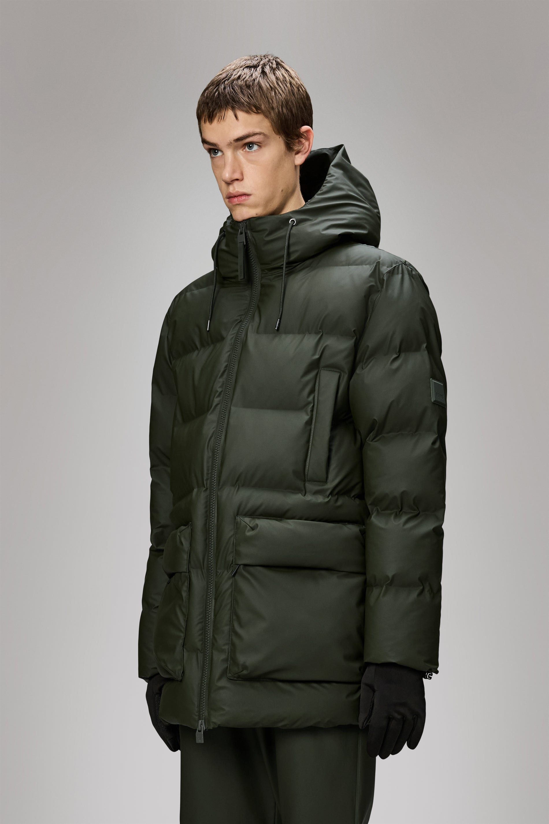 Alta Long Puffer Cargo Jacket - 5