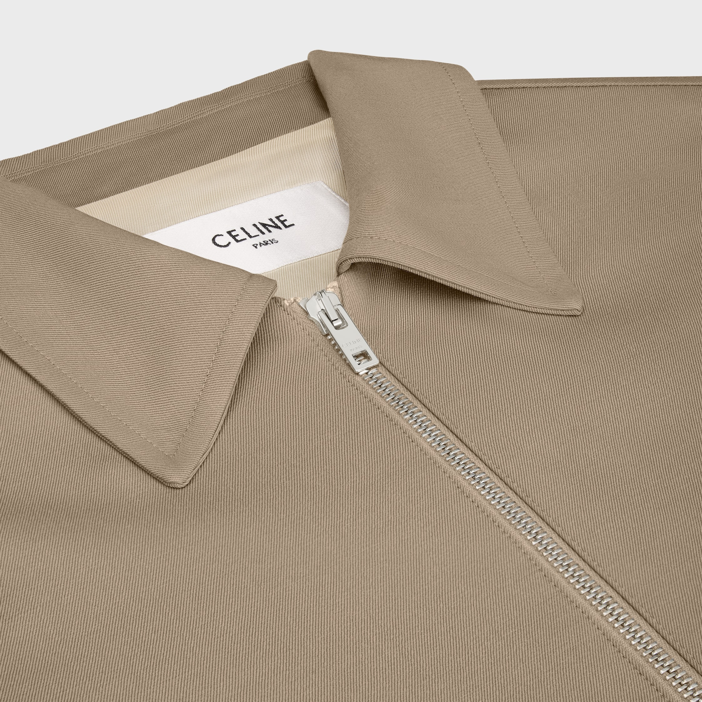 triomphe blouson jacket in wool twill - 3