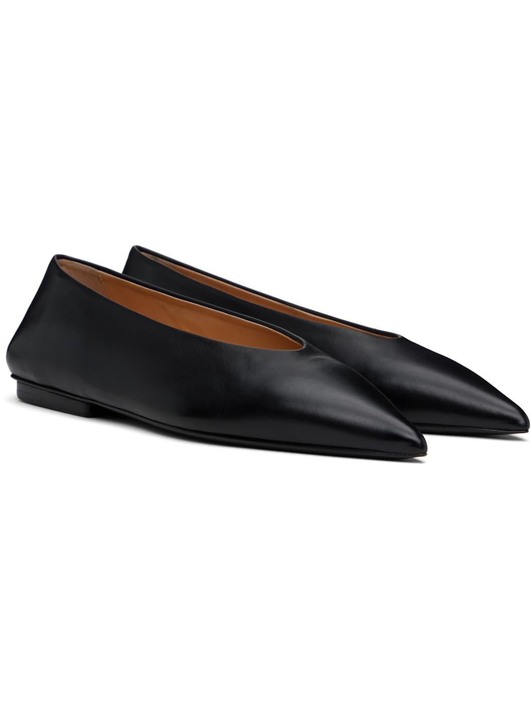Black Ago Ballerina Flats - 4