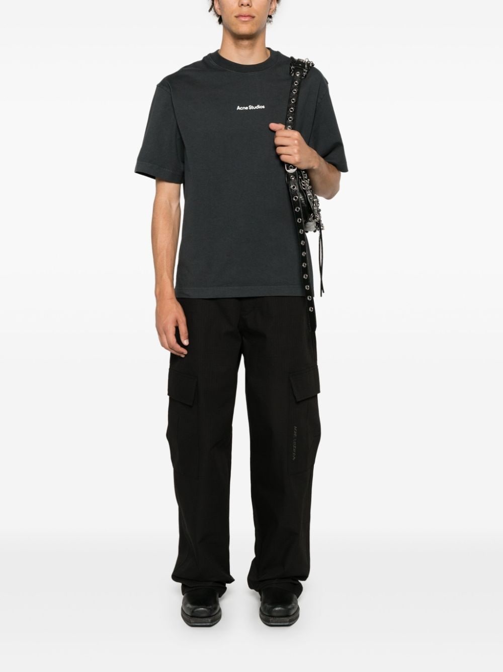 logo-print cotton T-shirt - 2