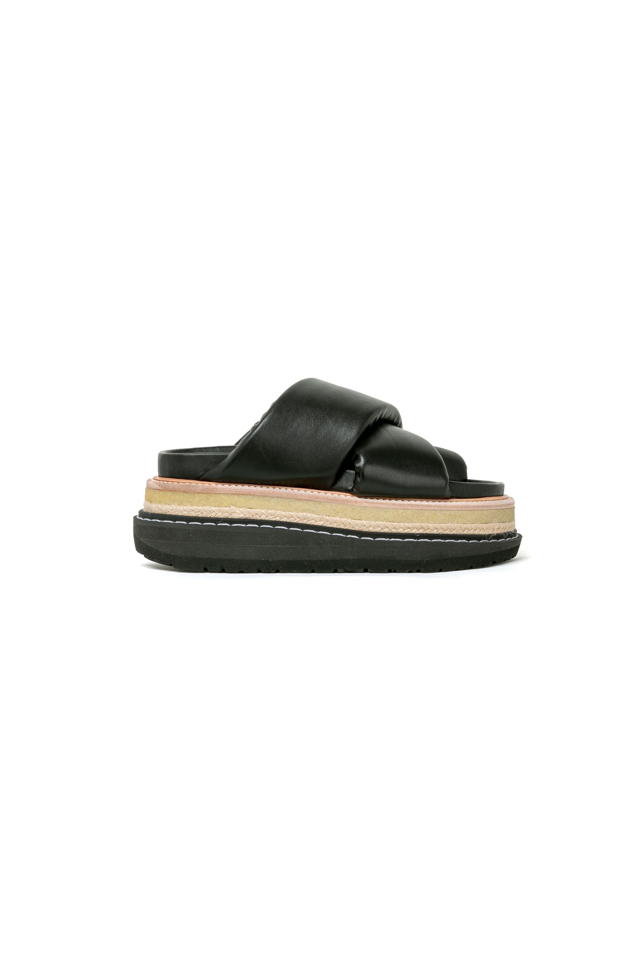 Women's Multiple Sole Sandals - 1