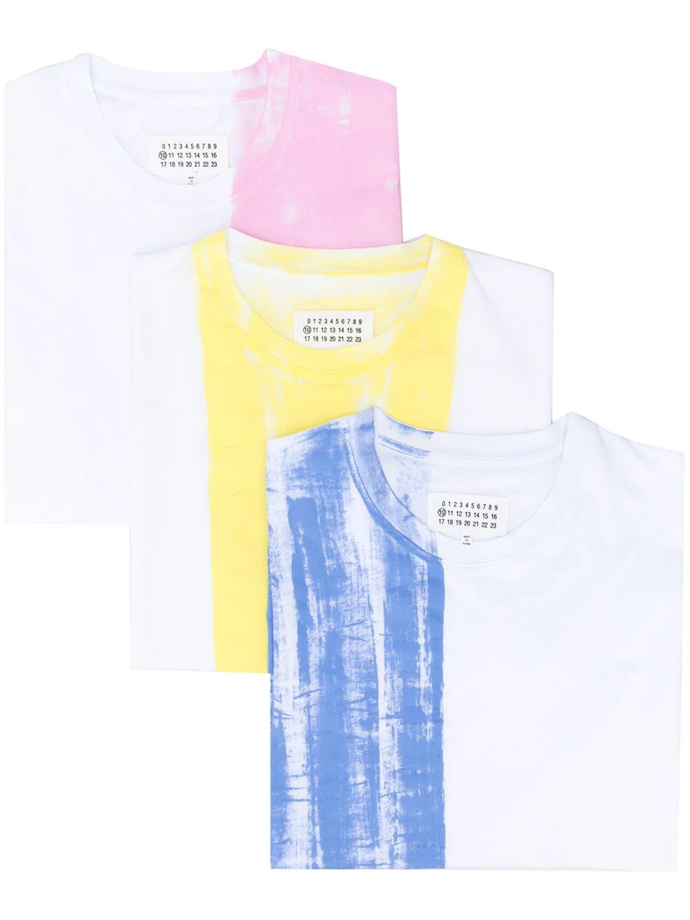 three-pack colour-block T-shirts - 1