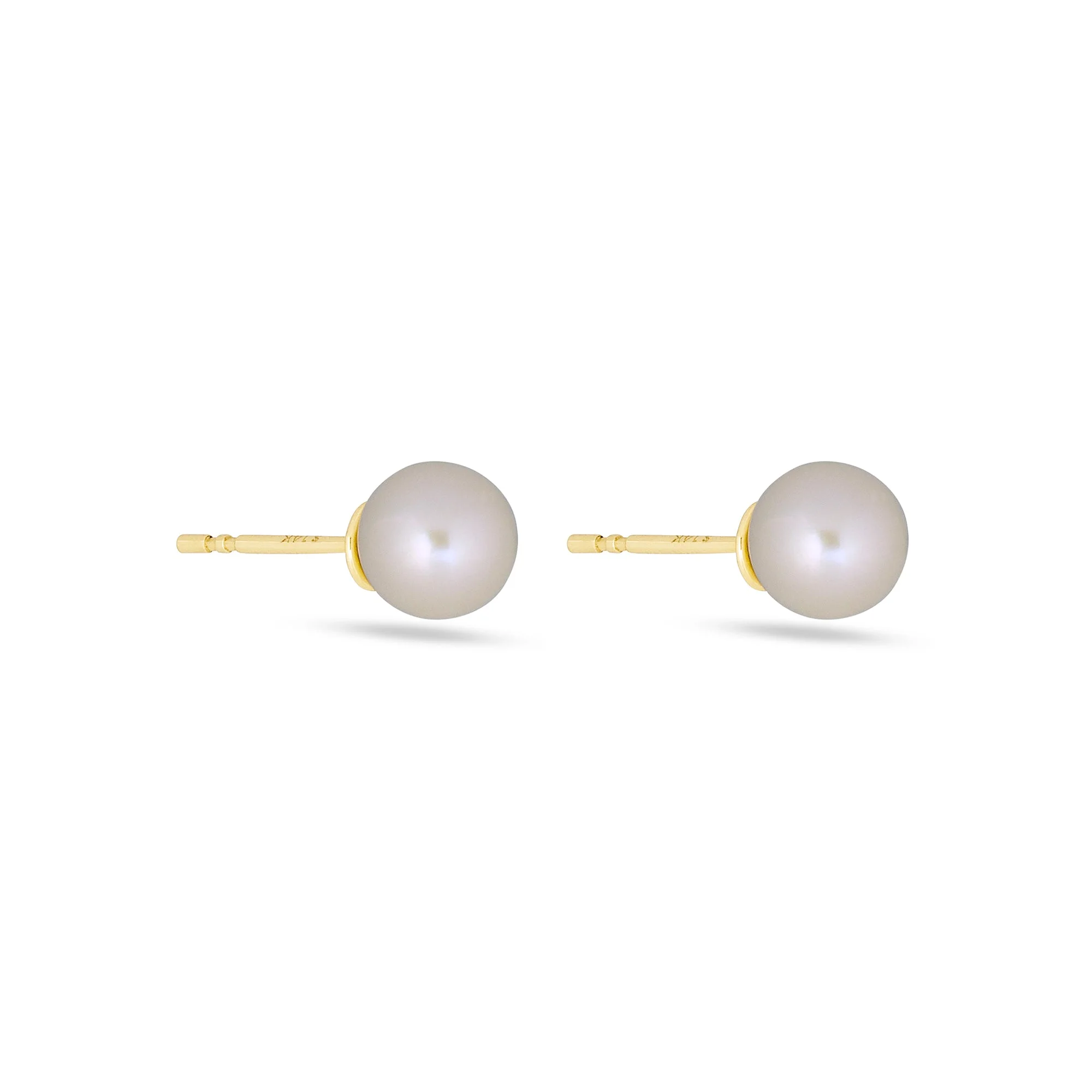 Essential Gold Pearl Studs - 1