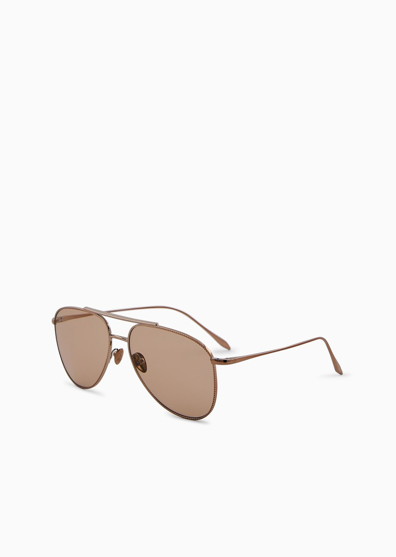 GIORGIO ARMANI Women’s aviator sunglasses outlook