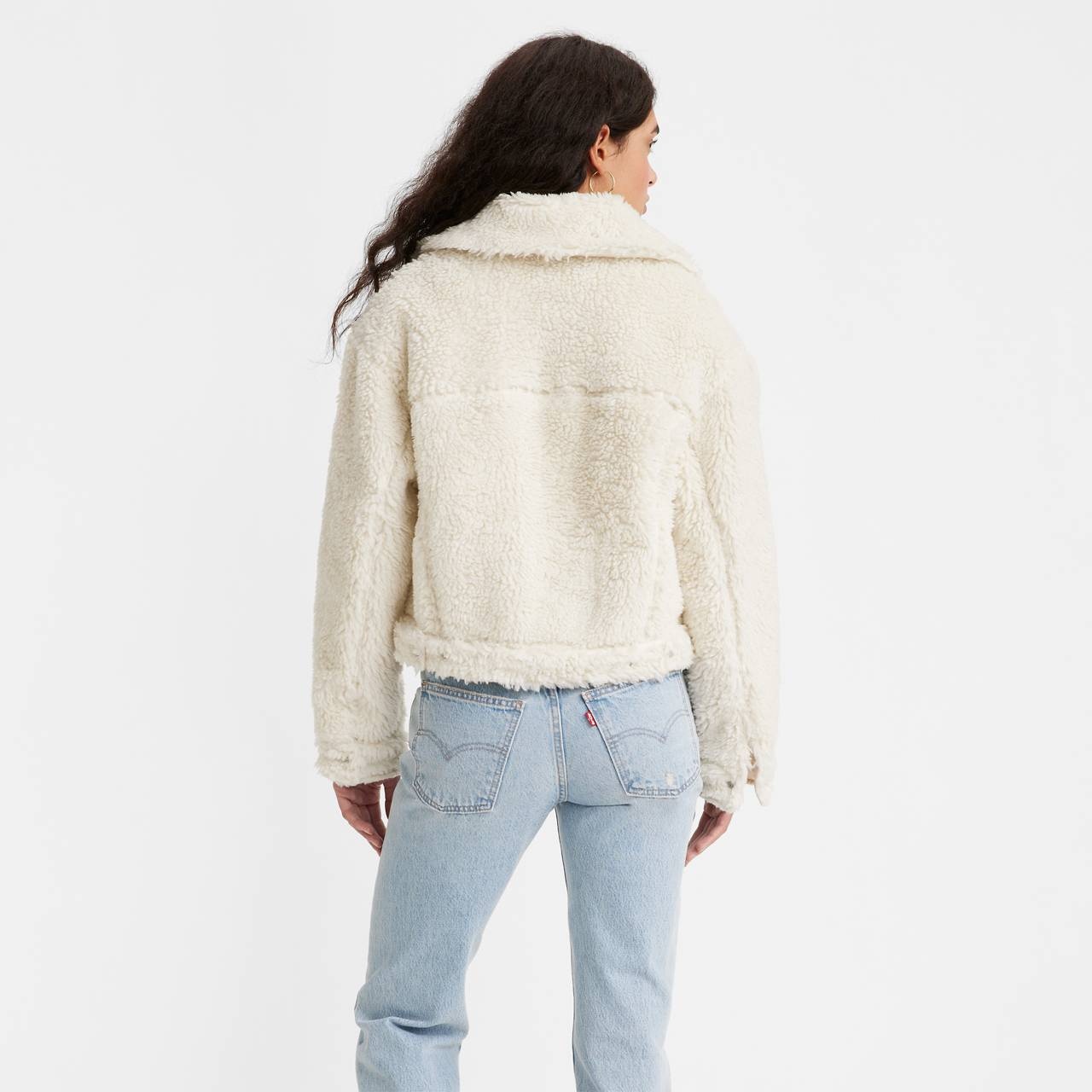 BABY BUBBLE SHERPA TRUCKER JACKET - 3