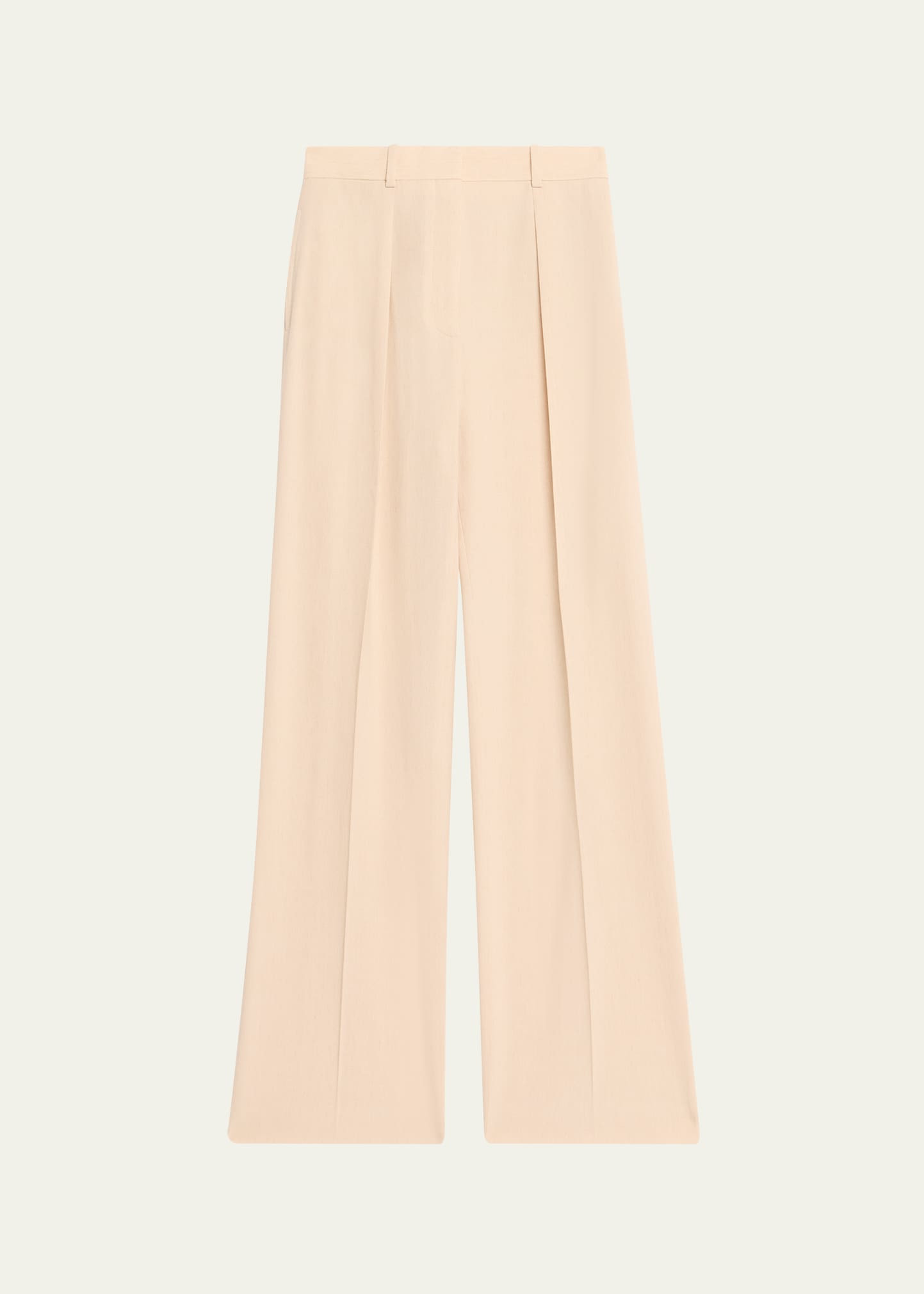 Edward Pleated Wide-Leg Trousers - 1