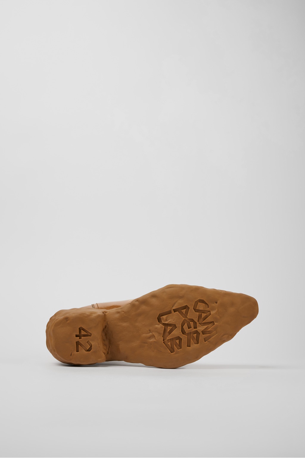 Three-toned brushed leather boots - 5