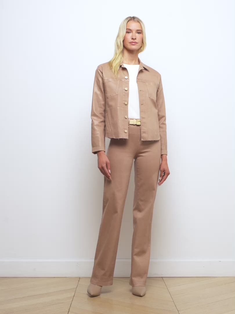 Janelle Coated Denim Jacket - 7