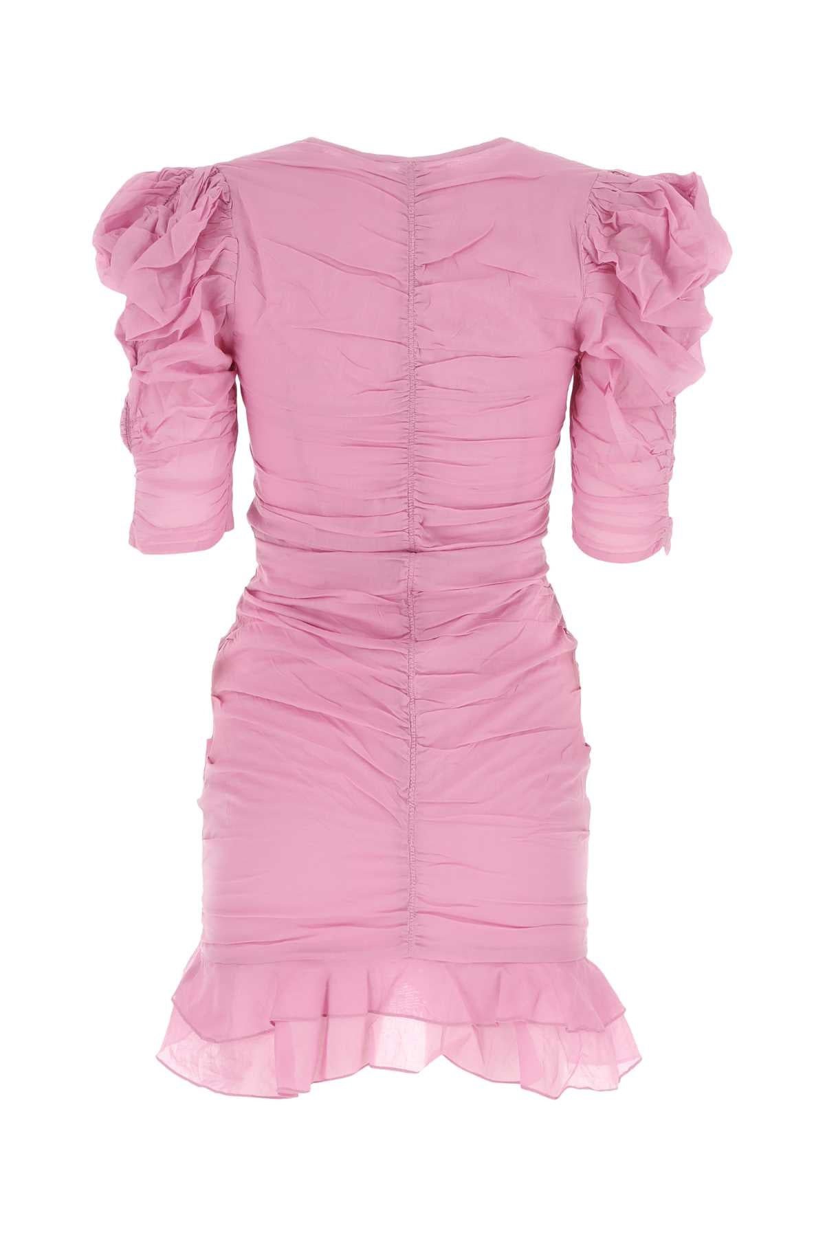 Isabel Marant Etoile Women Pink Cotton Sireny Mini Dress - 2
