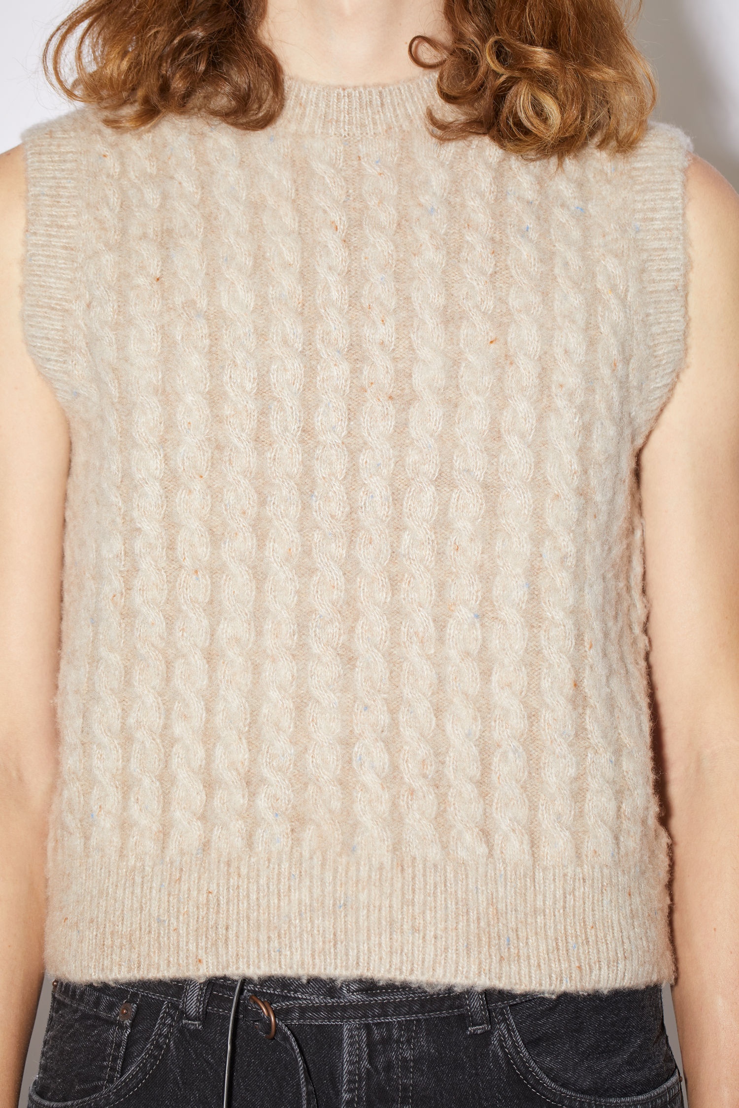 Sweater vest - Biscuit beige - 5