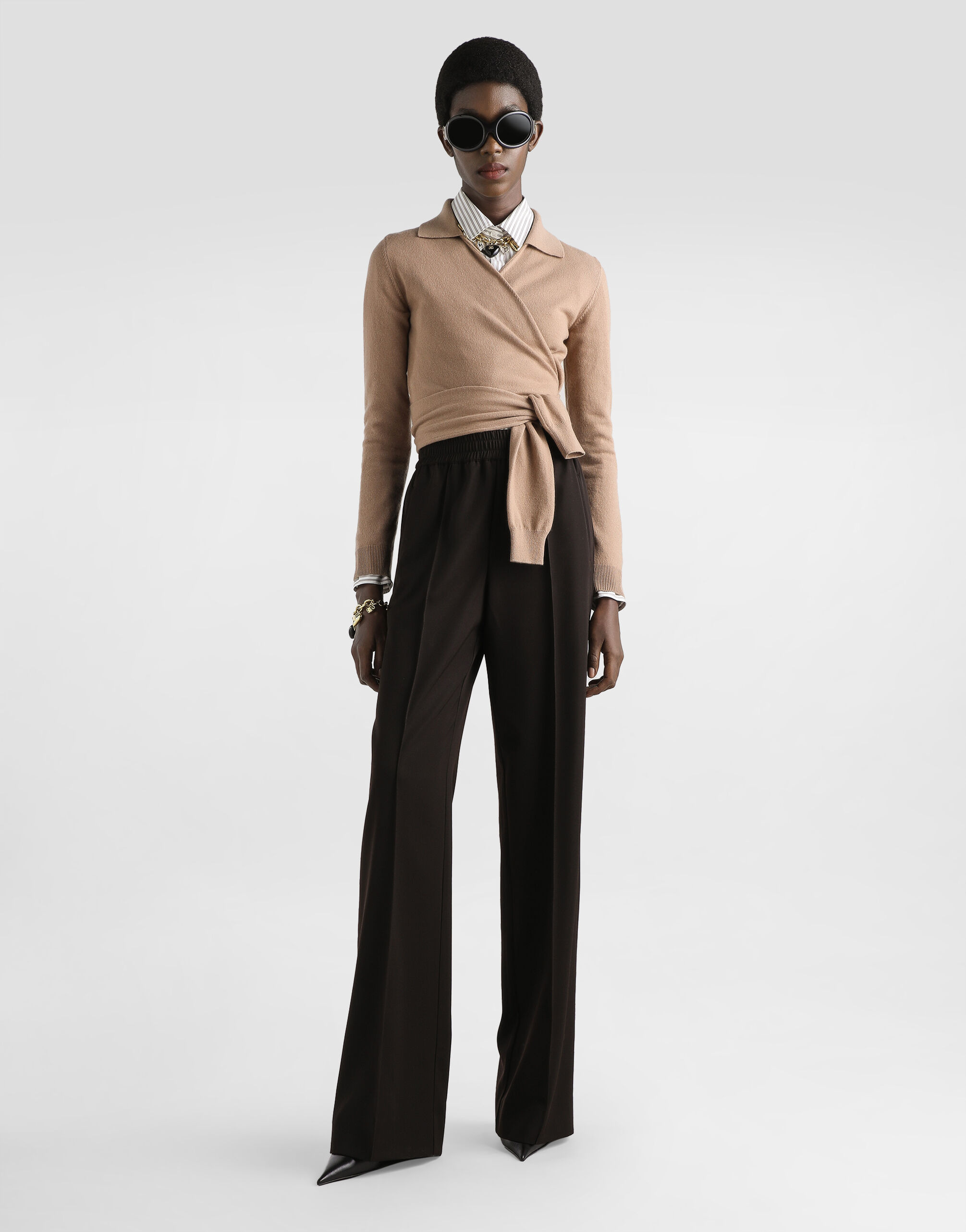 Wool gabardine trousers - 2