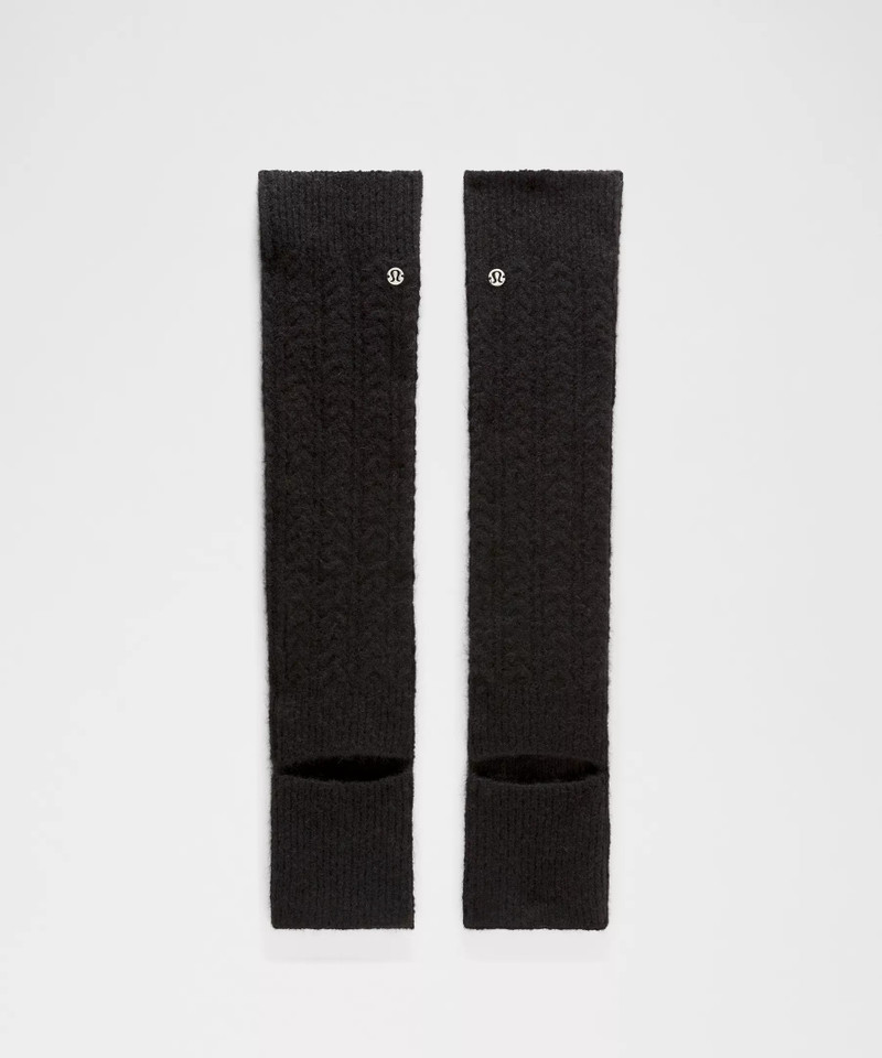 lululemon Wool-Blend Cable-Knit Leg Warmers outlook