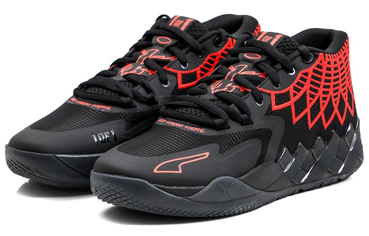 PUMA MB.01 LaMelo Ball 'Black Red Blast' 376443-08 - 4