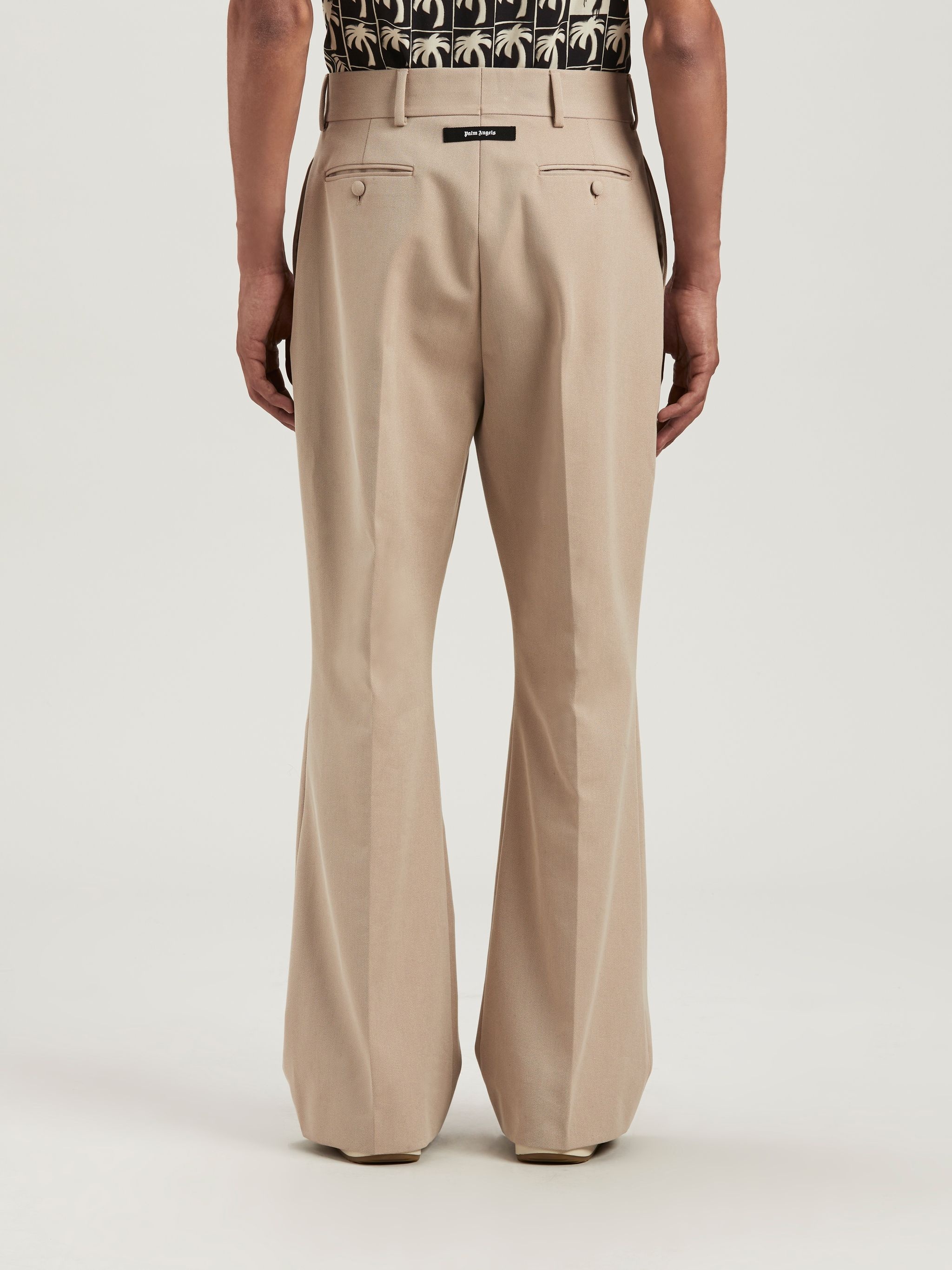 パンツ Palm Angels FW23 FLARE FIT PANTS (PWCA129_F23FAB0016010) Palm Angels Retro Flare Suit Pants | REVERSIBLE
