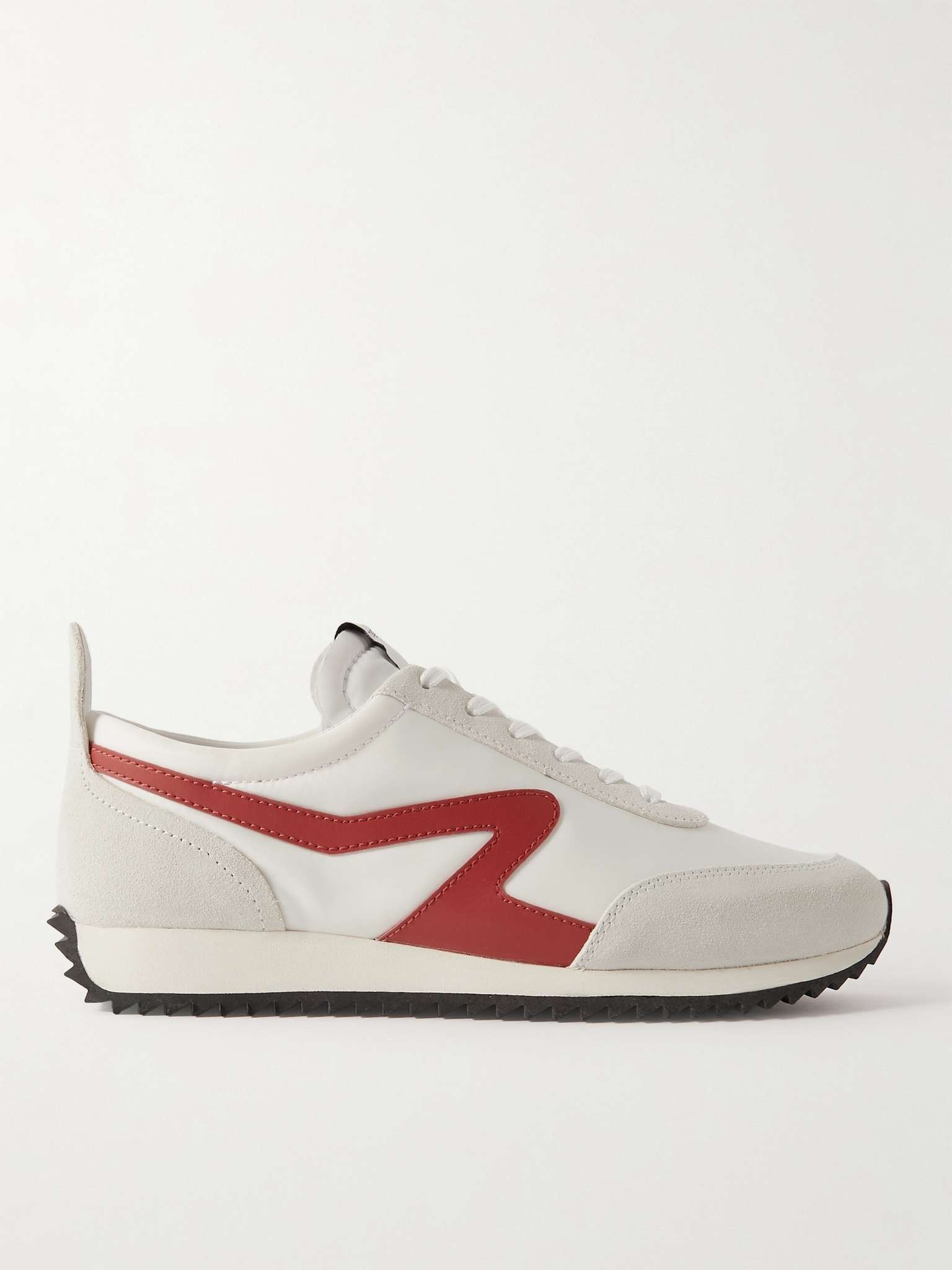 Suede and Leather-Trimmed Tech-Shell Sneakers - 1