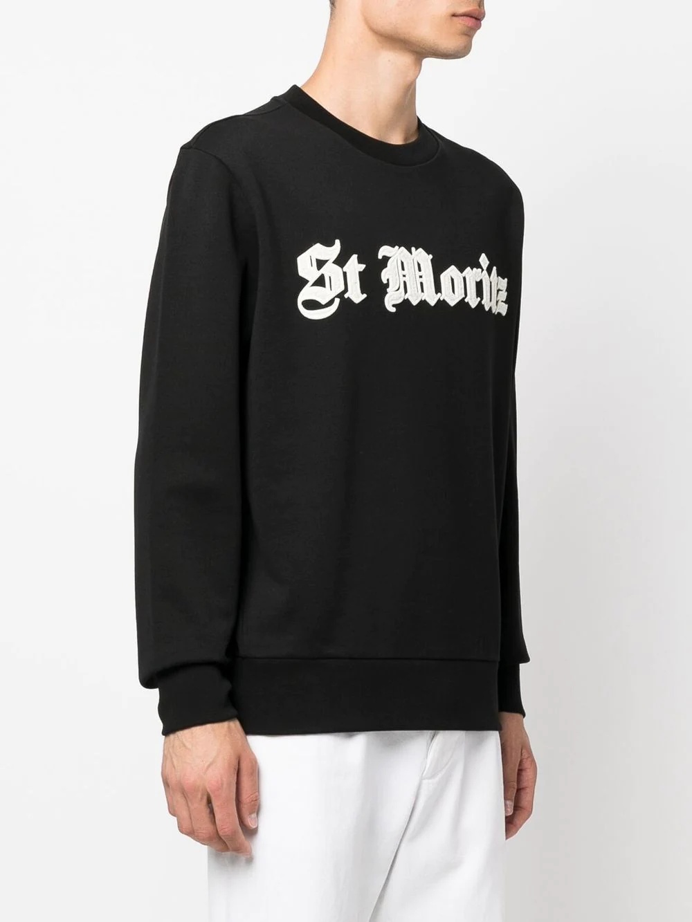 embroidered logo sweatshirt - 3