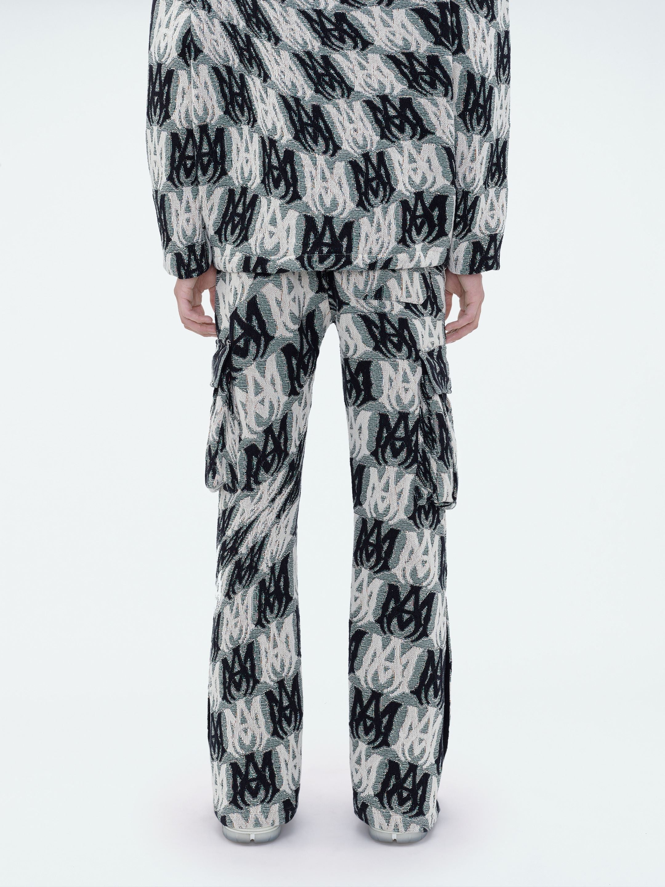 M.A. TAPESTRY CARGO FLARE PANTS - 5