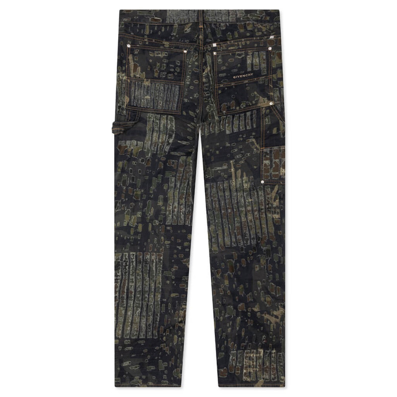Givenchy CARPENTER DENIM TROUSERS - BROWN/KHAKI outlook