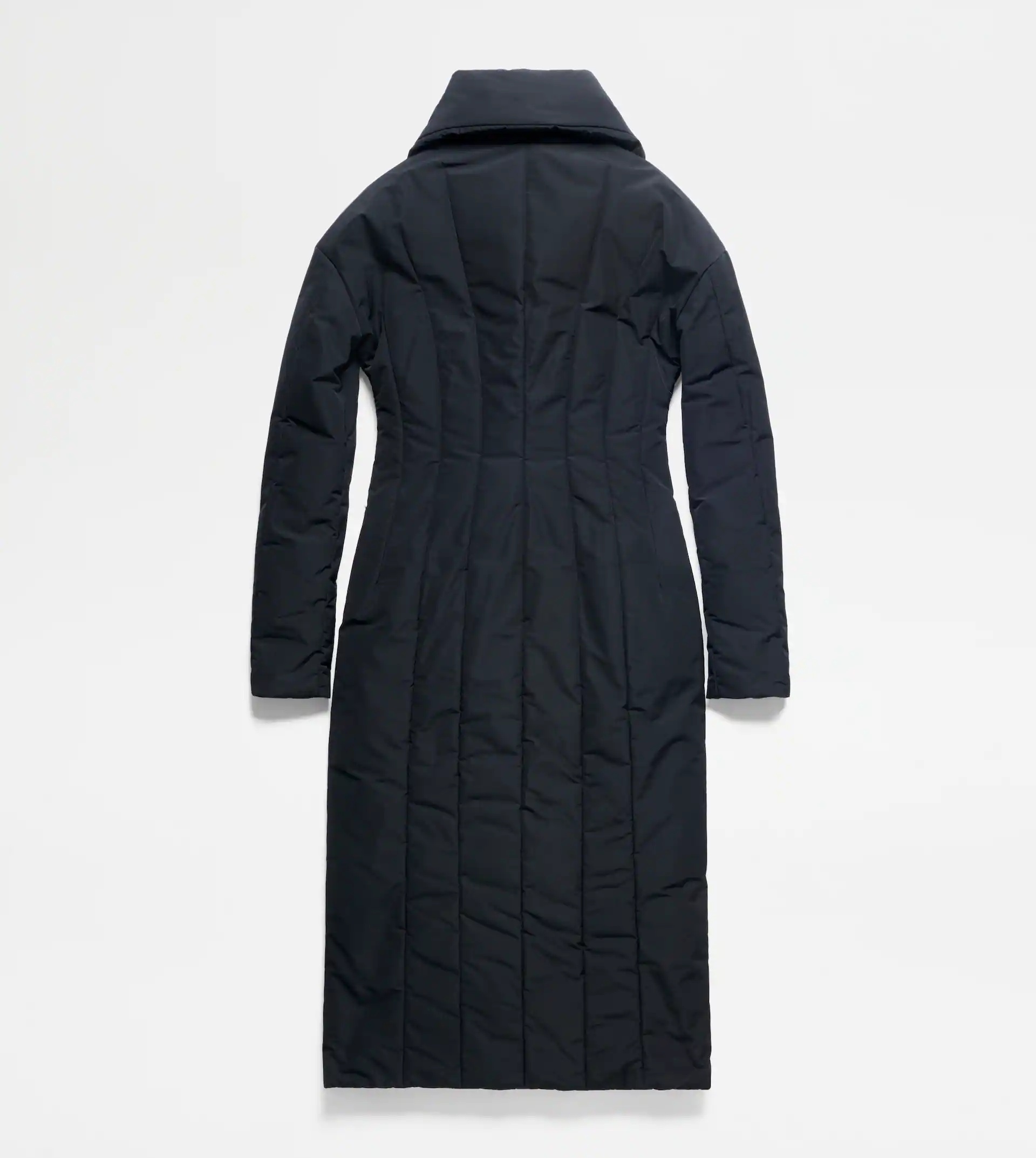 QUILTED COAT - BLACK - 4