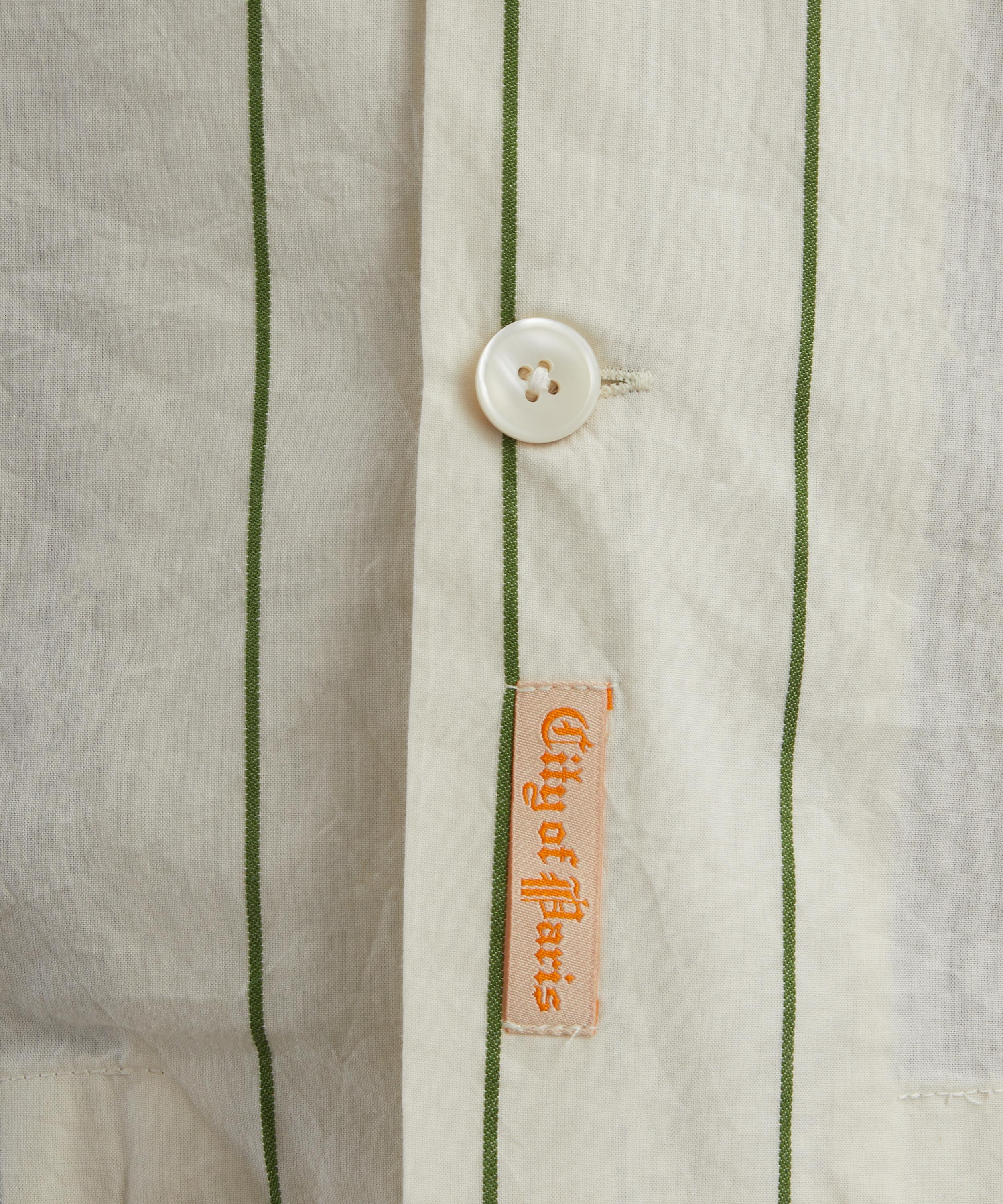 Celery Stripe Short-Sleeve Shirt - 5