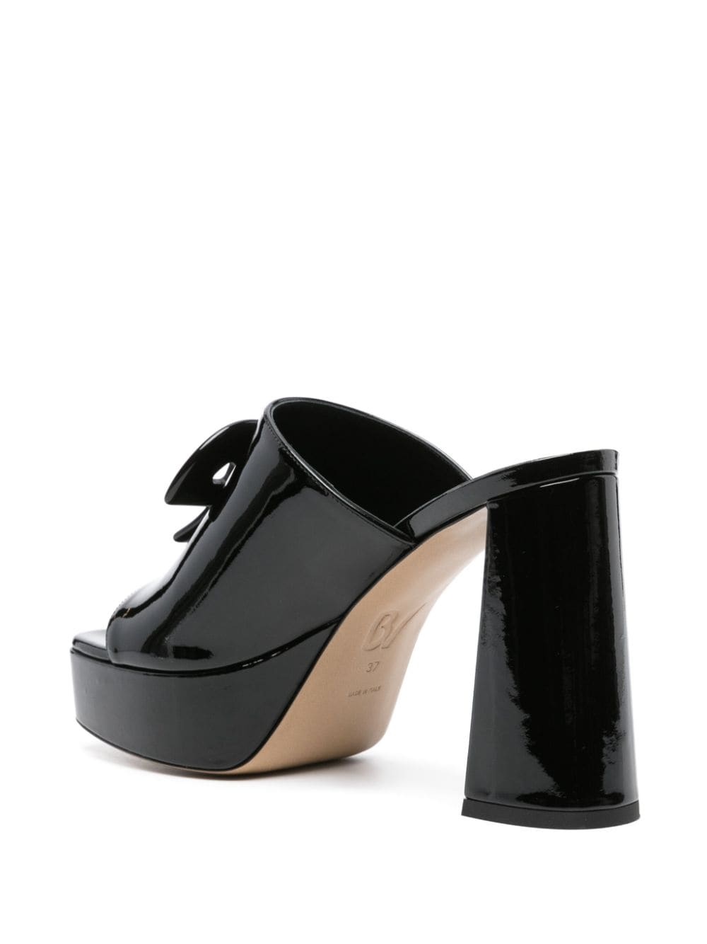 x Bettina Vermillon Anitta 110mm mules - 3