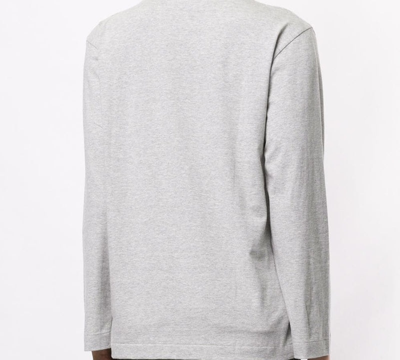 COMME des GARCONS PLAY Side Heart Long Sleeves Tee 'Grey' AZ-T268-051 - 4