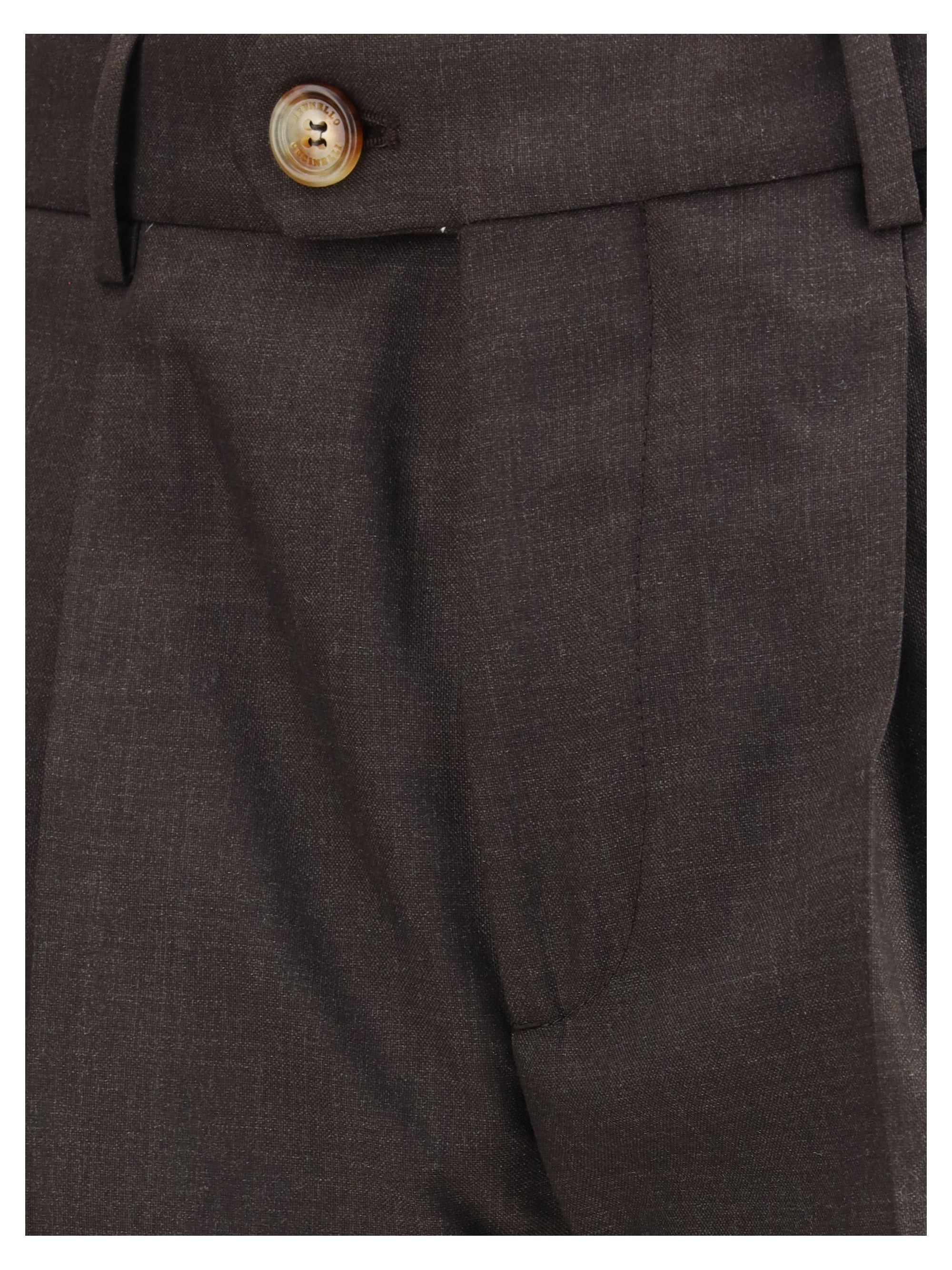 Brunello Cucinelli Men Virgin Wool Pants - 3