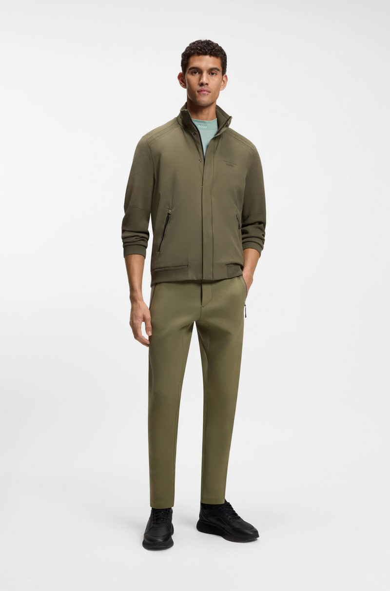 BOSS PORSCHE X BOSS TRACK PANTS WITH TONAL REFLECTIVE BRANDING outlook